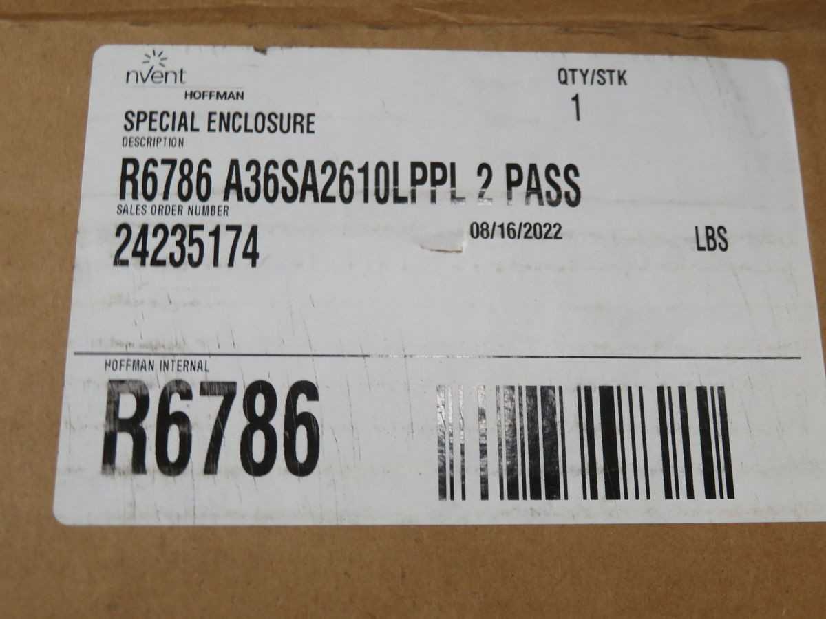 NVENT A36SA2610LPPL/SPL ENCLOSURE T261176 - ELECTRICAL ENCLOSURES