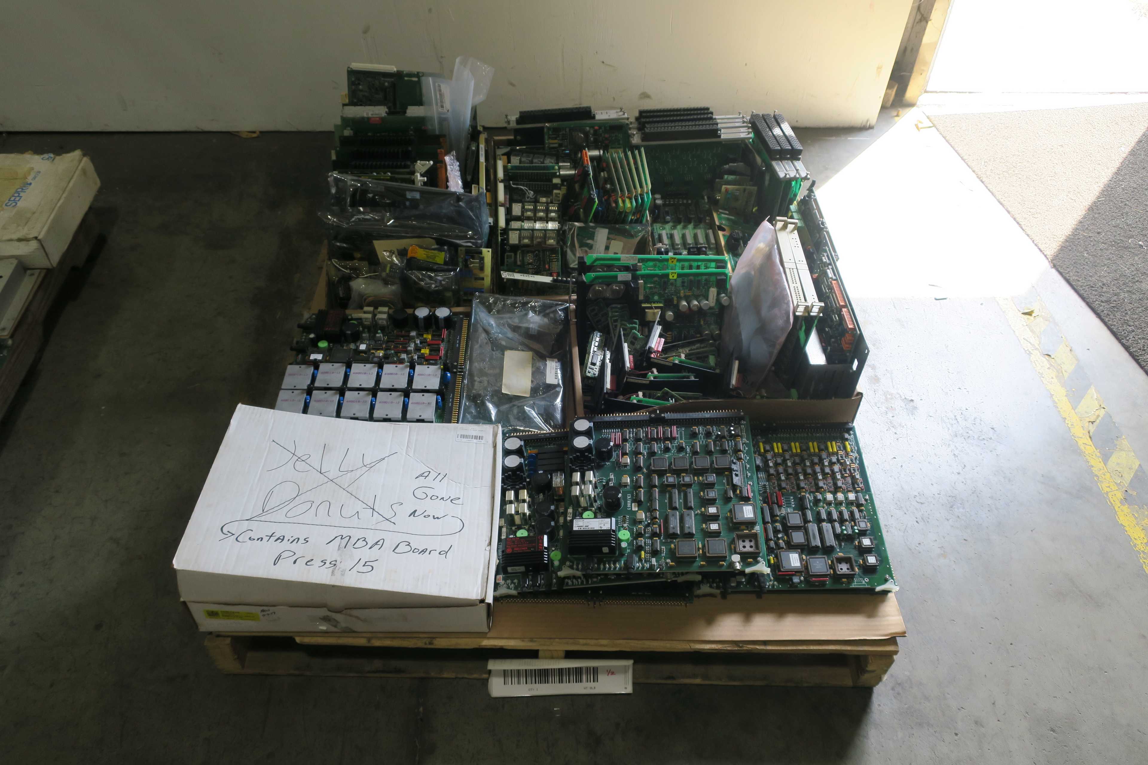 SKU 1784887 - 2 PALLETS OF ASSORTED PCB PRINTED CIRCUIT BOARDS - PCB CIRCUIT BOARDS