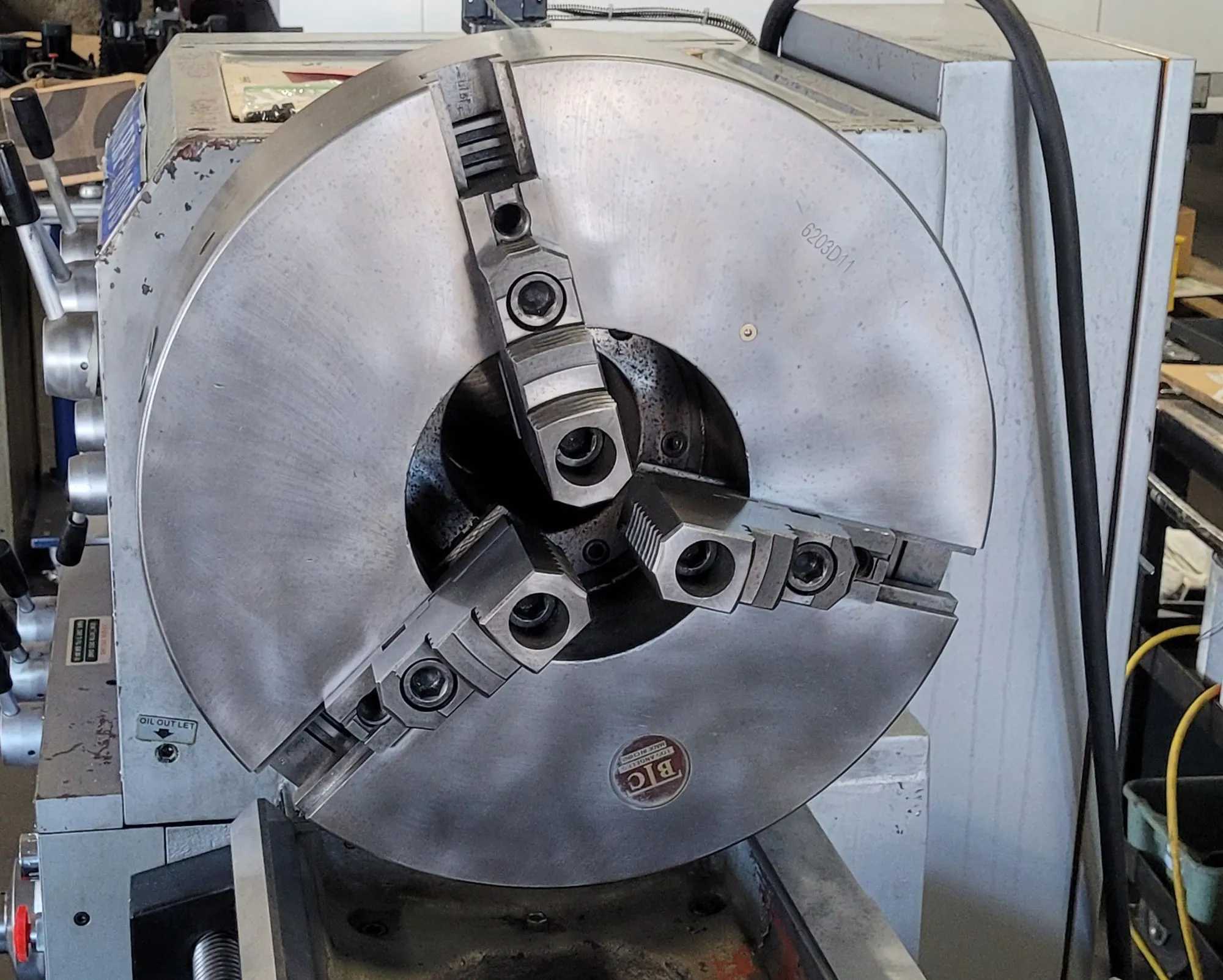 22"/31" X 100" SHARP 22100B GAP BED LATHE W/NEWALL DRO - 21.97" SWING, 4.5" BORE - MANUAL LATHES