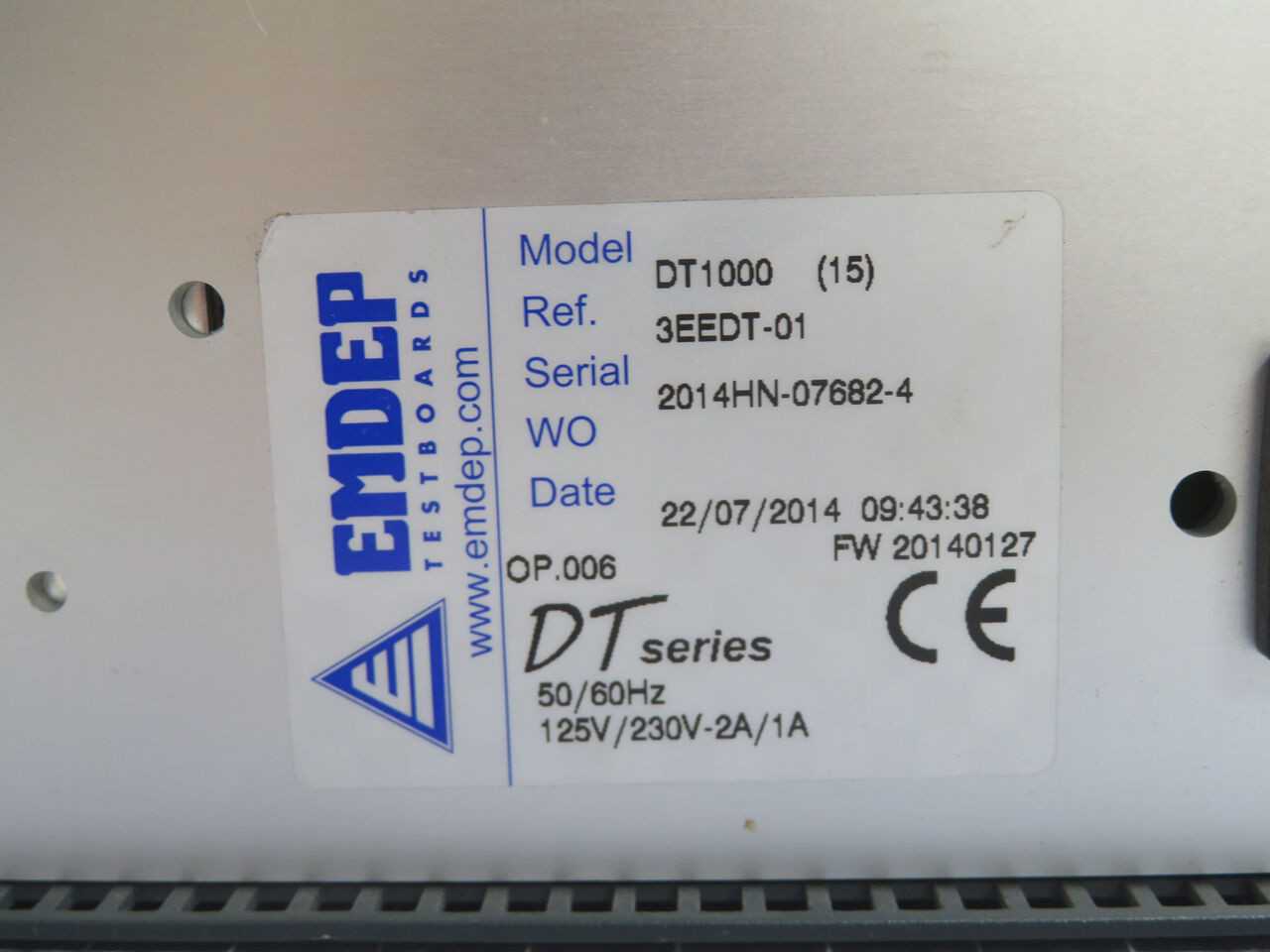 EMDEP DT1000 PLC Rack Module T245814 - High Performance Control Solution - PLC MODULES