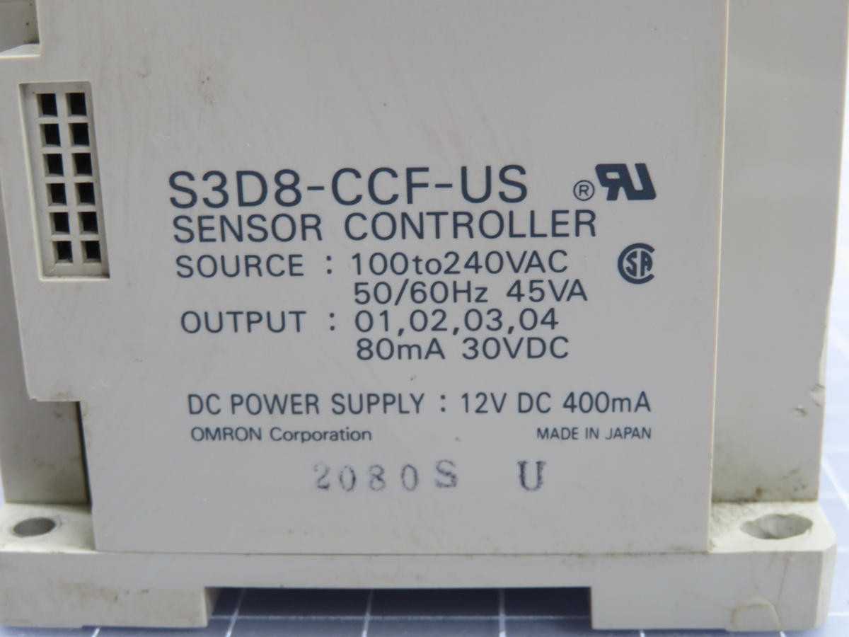 OMRON S3D8-CCF-US SENSOR CONTROLLER T228587 - AUTOMATION & CONTROLS