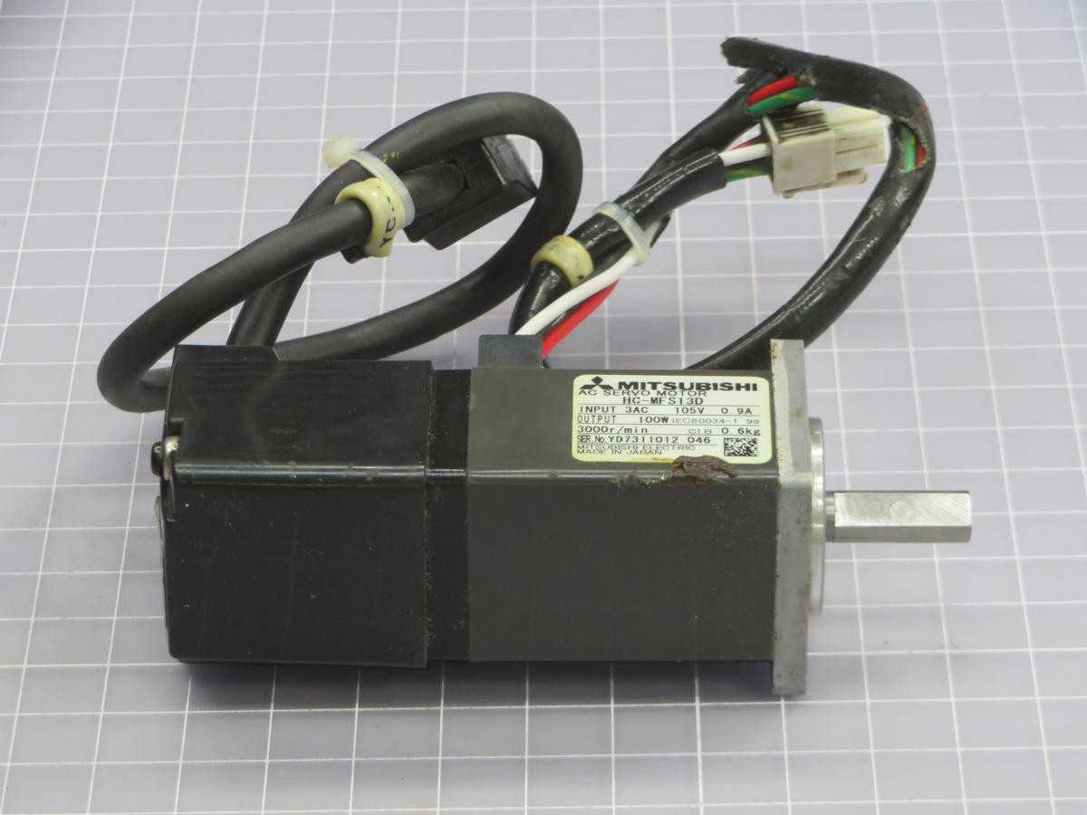 MITSUBISHI HC-MFS13D AC SERVO MOTOR T244815 - SERVO