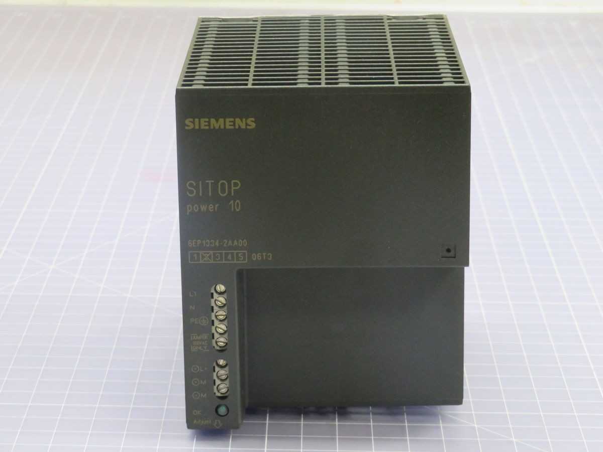 SIEMENS 6EP1 334-2AA00 POWER SUPPLY T248860 - POWER SUPPLIES