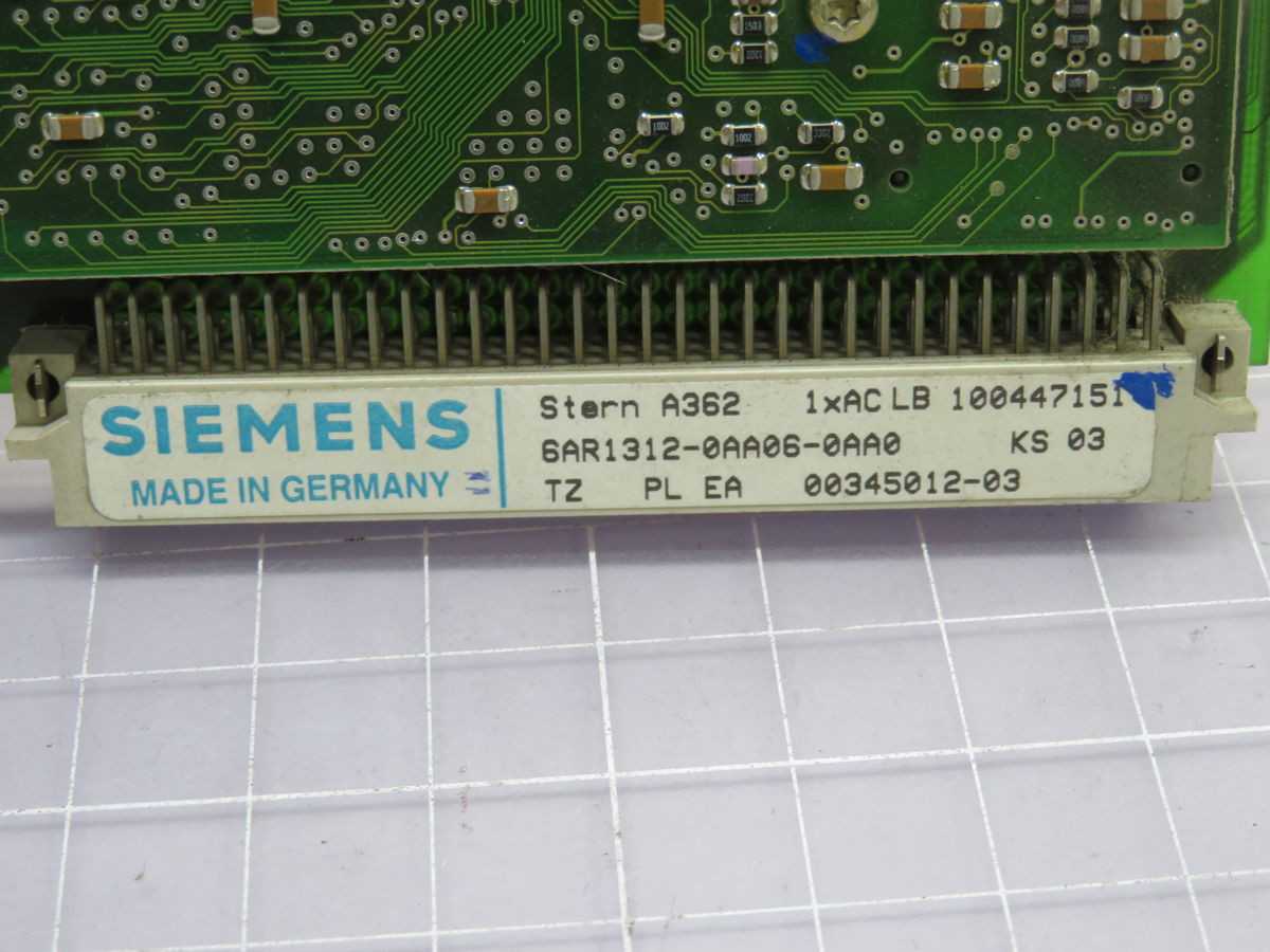 Siemens 6AR1312-0AA06-0AA0 Control Board T253621 - Reliable Performance - PCB CIRCUIT BOARDS