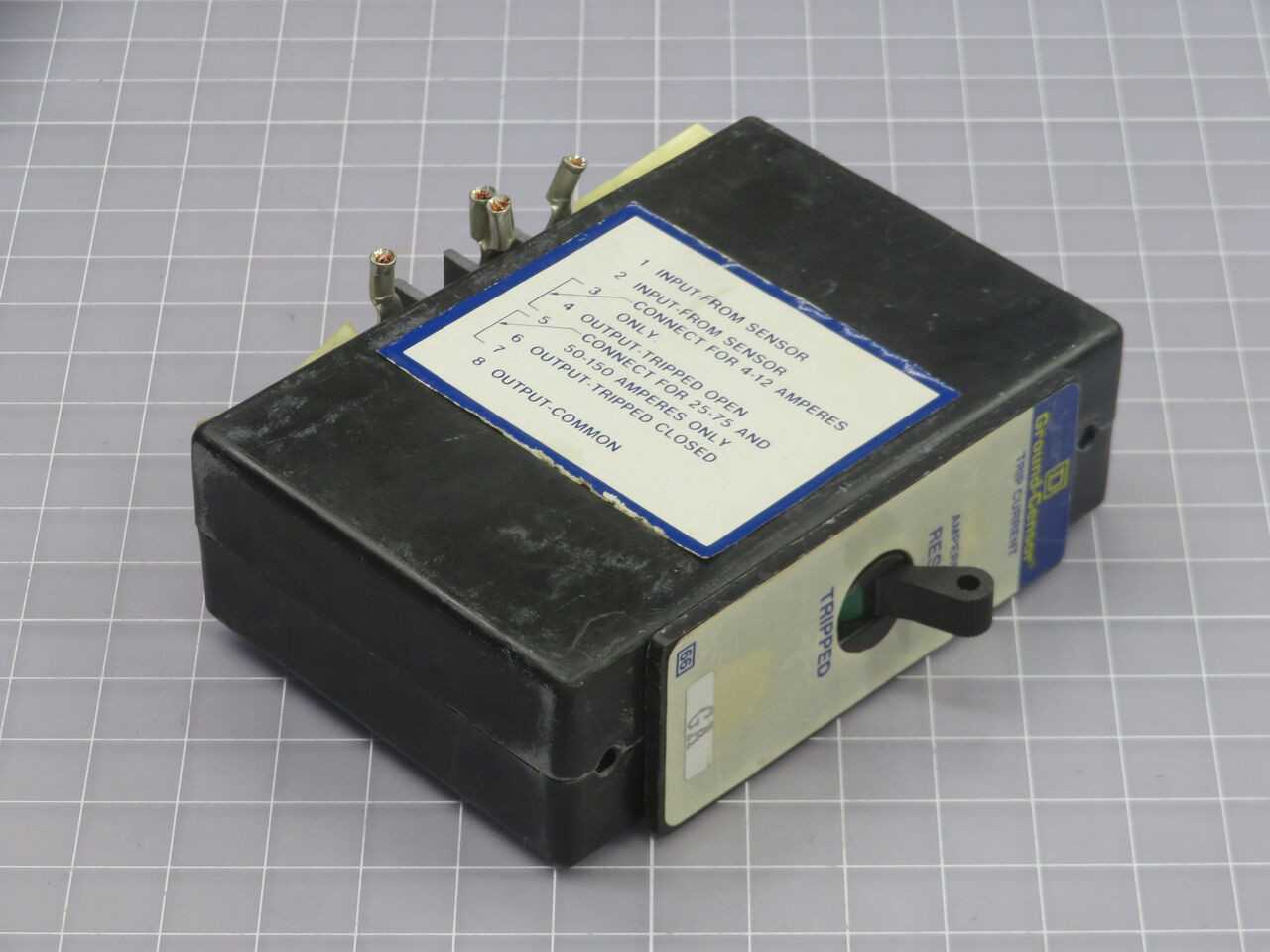 SQUARE D GAT 12 GROUND FAULT RELAY T245480 - INDUSTRIAL PARTS