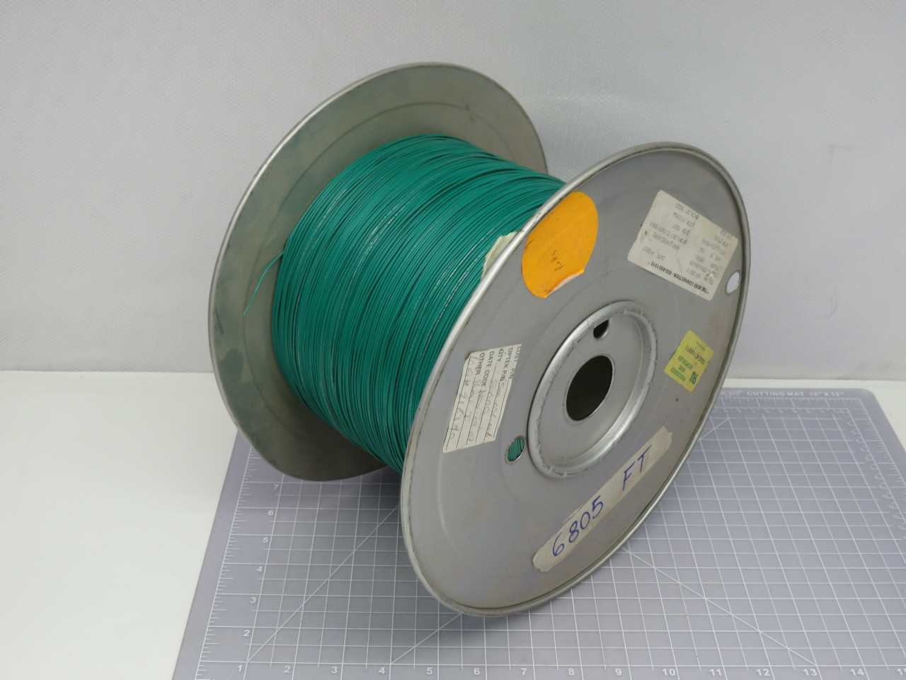 TT ELECTRONICS C500-056-006 26-7-TC-1007-/1569-5 UL/CSA ROHS GREEN WIRE CABLE SIZE 26 6700 FT T17222 - ELECTRICAL WIRE