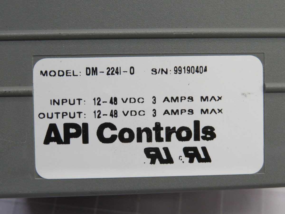 API CONTROLS DM-224I-0 STEPPER MOTOR DRIVE T252461 - MOTOR DRIVES