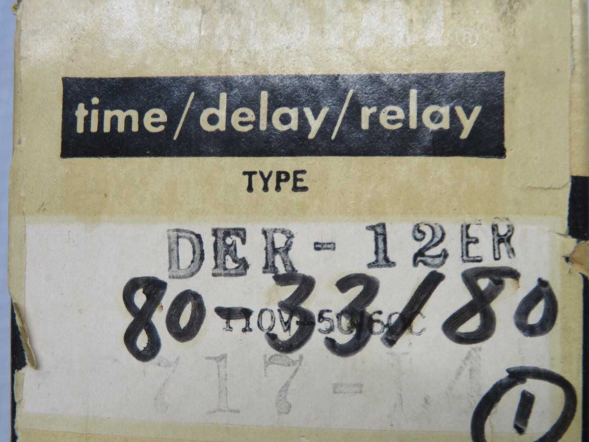 Agastat DE-R-12-ER Time Delay Relay T240165 - TIME DELAY RELAY