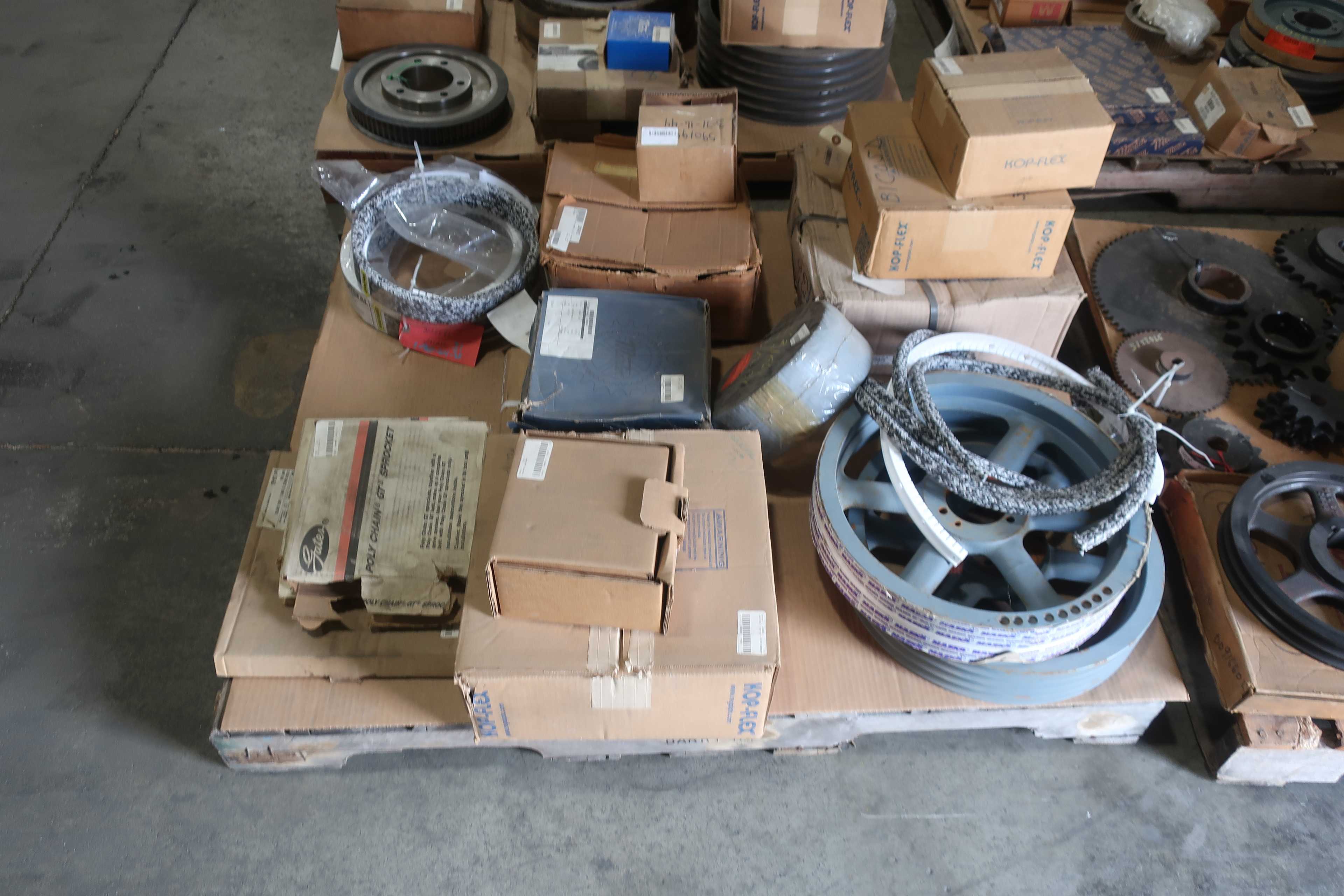 SKU 1757884 - 4 PALLETS OF ASSORTED POWER TRANSMISSION REPLACEMENT PARTS - POWER TRANSMISSION