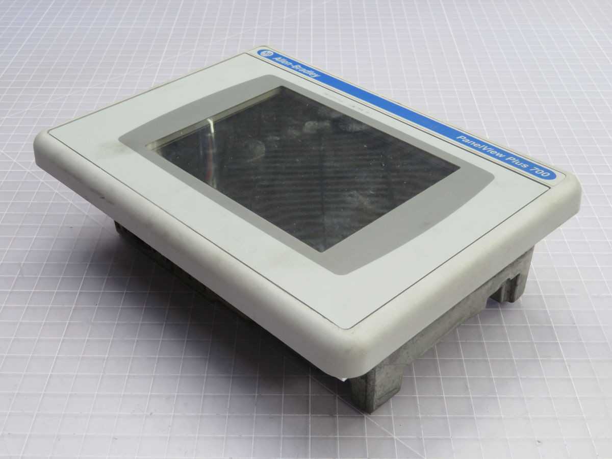 ALLEN BRADLEY 2711P-T7C4D8 PANELVIEW PLUS 6 700 6.5" COLOR TOUCH HMI 24VDC USED - AUTOMATION & CONTROLS