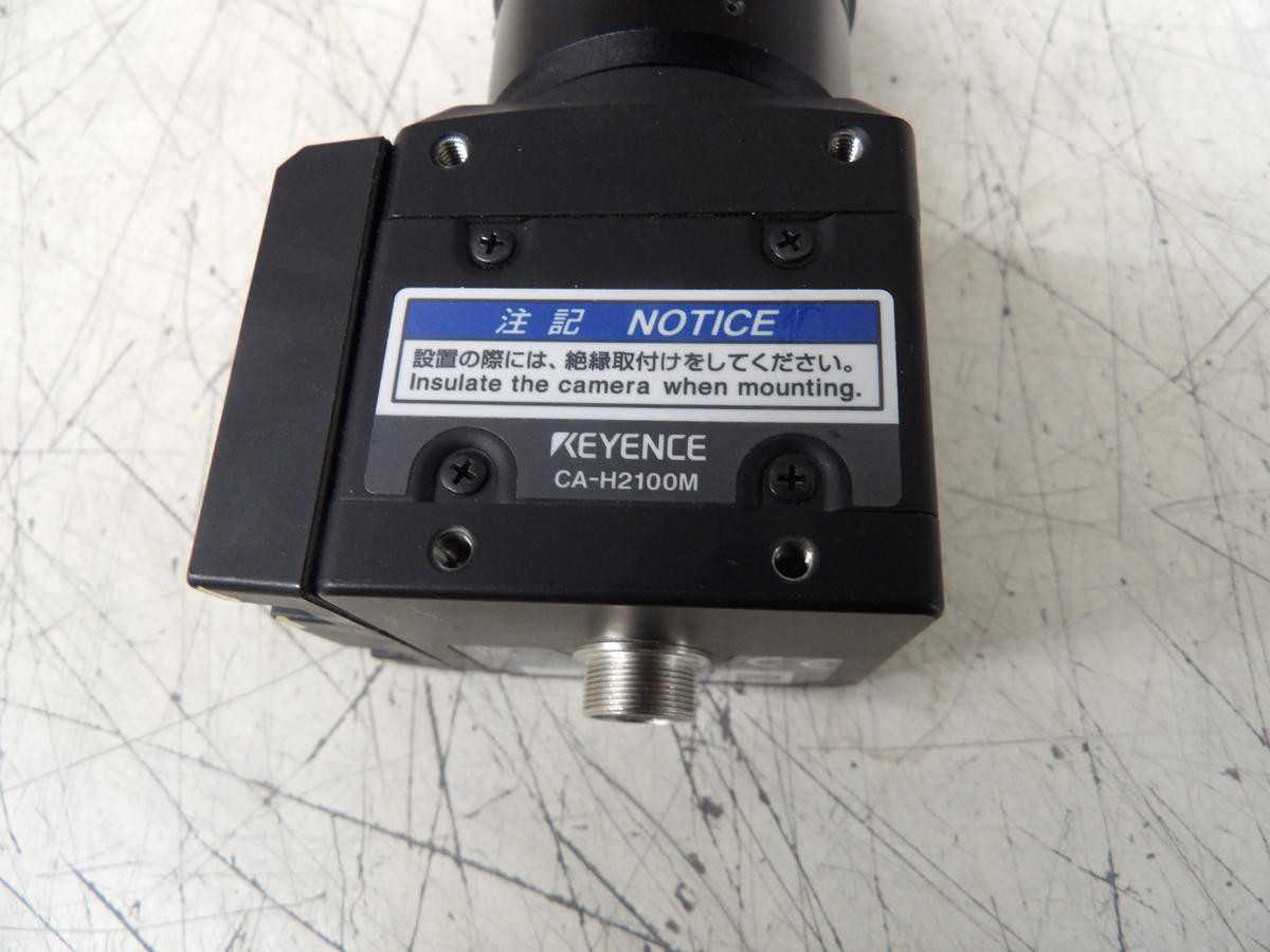 KEYENCE CA-H2100M 16X 21 MEGA CAMERA WITH F2.0 F-25MM LENS M4178 - INSPECTION CAMERAS