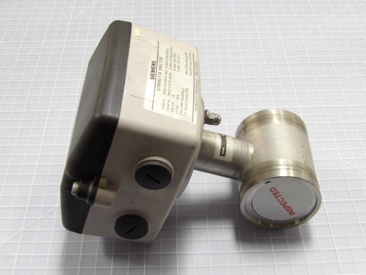 SIEMENS 7ME6110-2DA10-1AA2 SITRAN FM MAG 1100 SITRANS FM ELECTROMAGNETIC FLOW SENSOR 60V MAX SIZE DN - PRESSURE TRANSMITTER