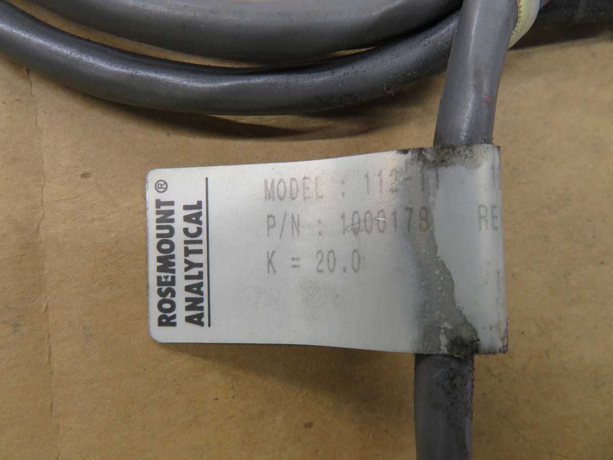 ROSEMOUNT 1000179 CONDUCTIVITY PROXIMITY SENSOR T217349 - CONDUCTIVITY MEASUREMENT