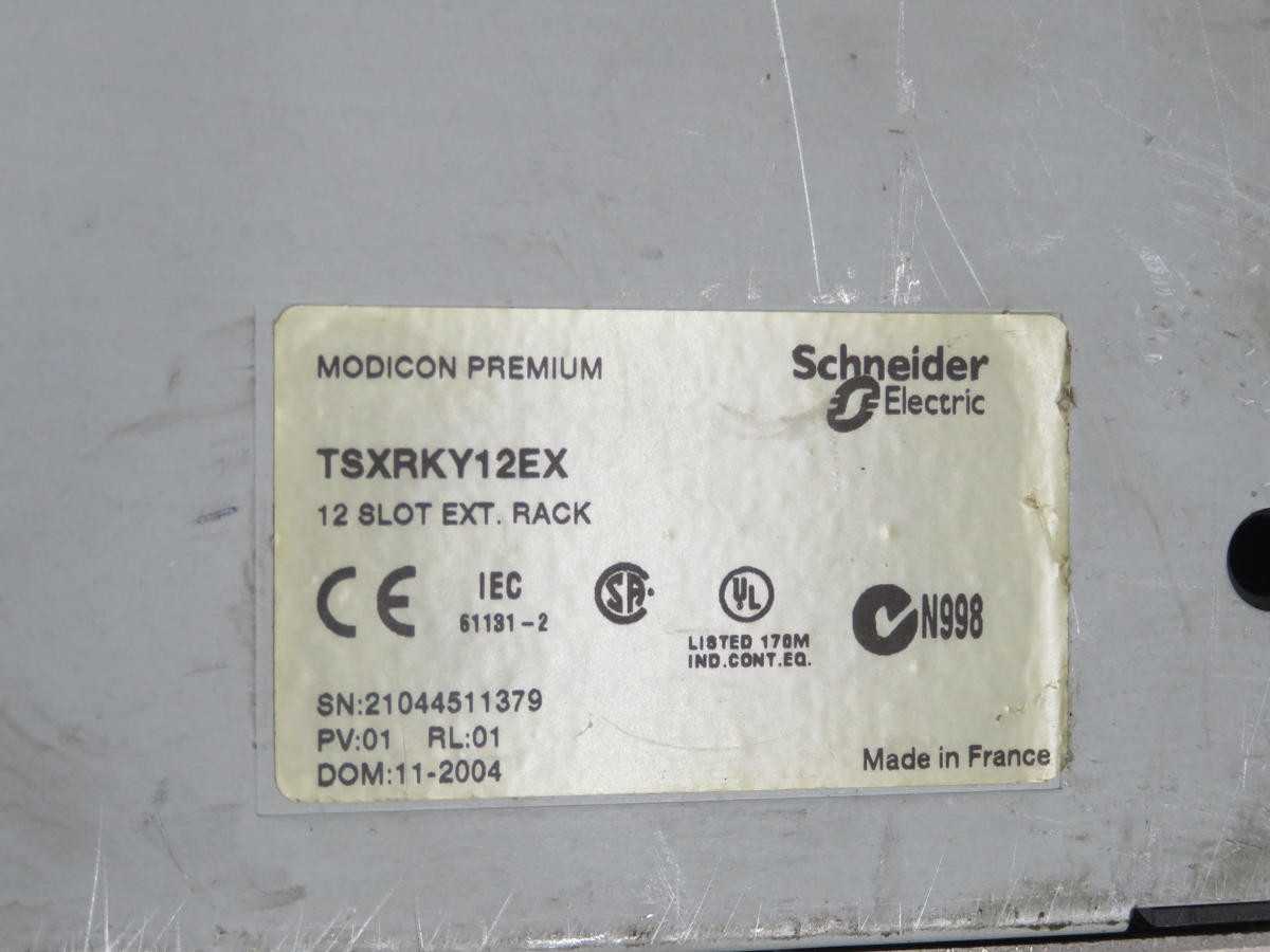 SCHNEIDER TSXRKY12EX PLC RACK T238992 - PLC MODULES