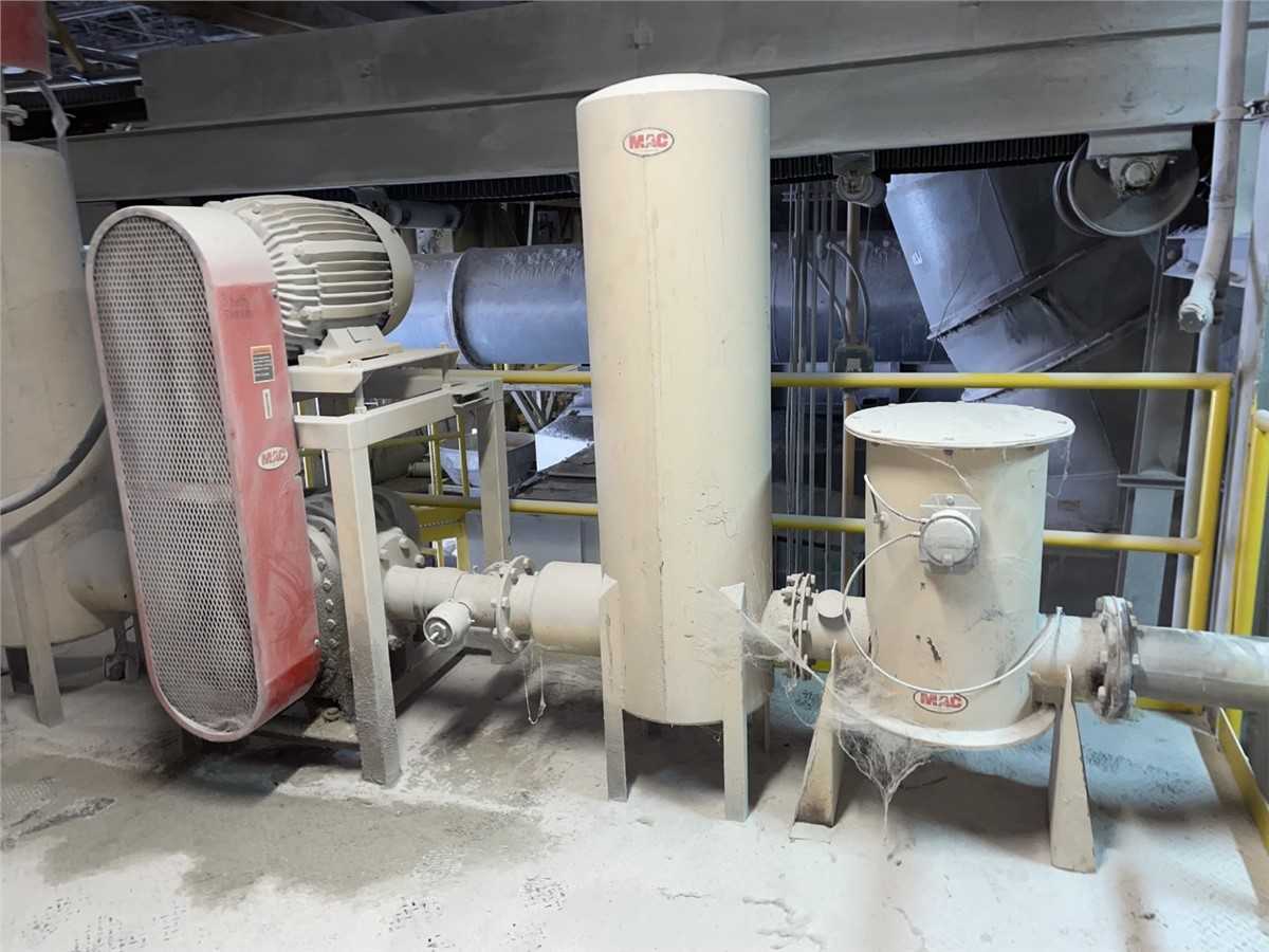 75 HP Mac Vacuum Conveyor With 1563 CFM Flow Rate And 8 In Discharge Size - VACUUM PUMP