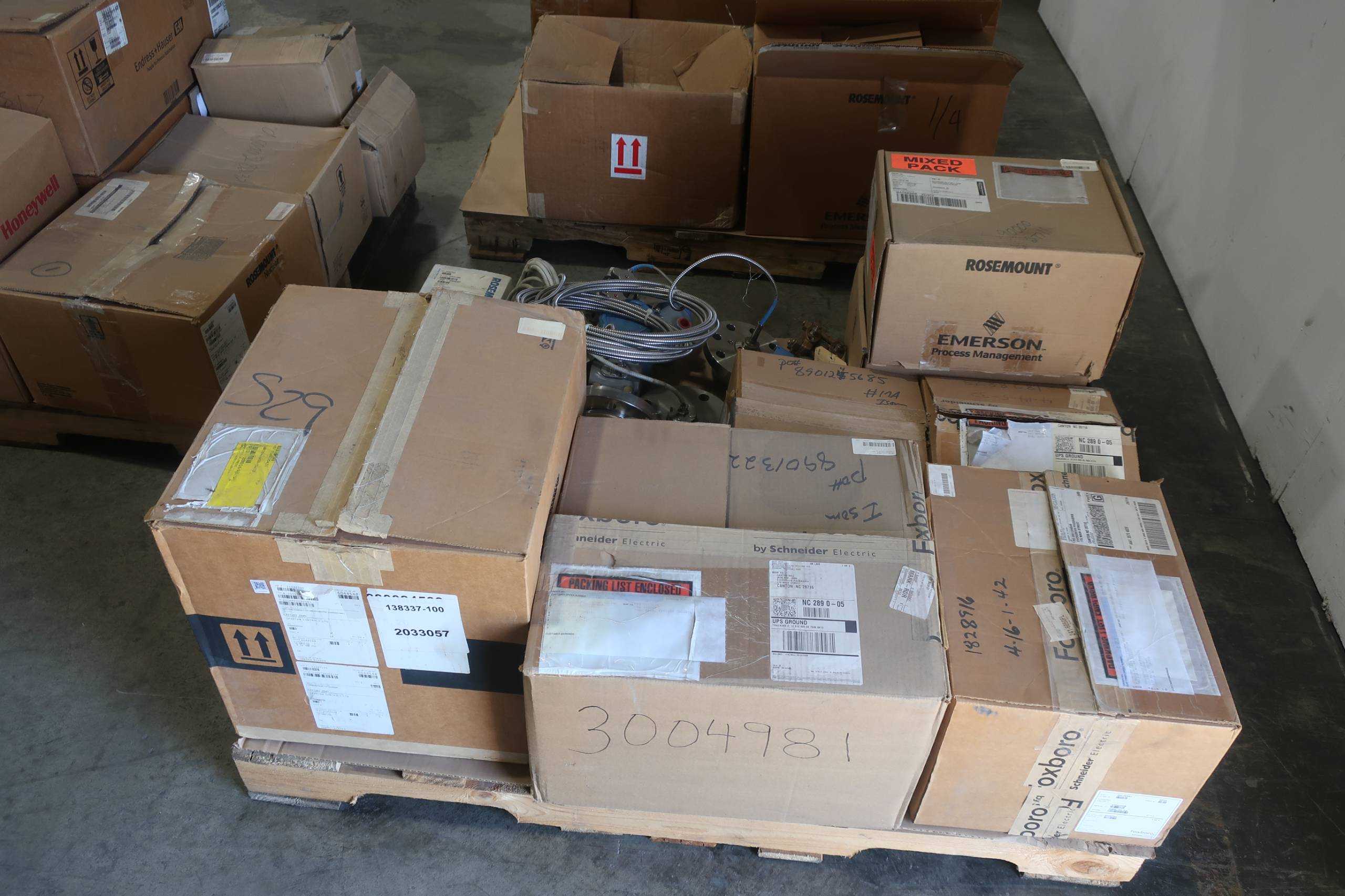 SKU 1761360 - 3 PALLETS OF ASSORTED TRANSMITTERS - INSTRUMENTATION