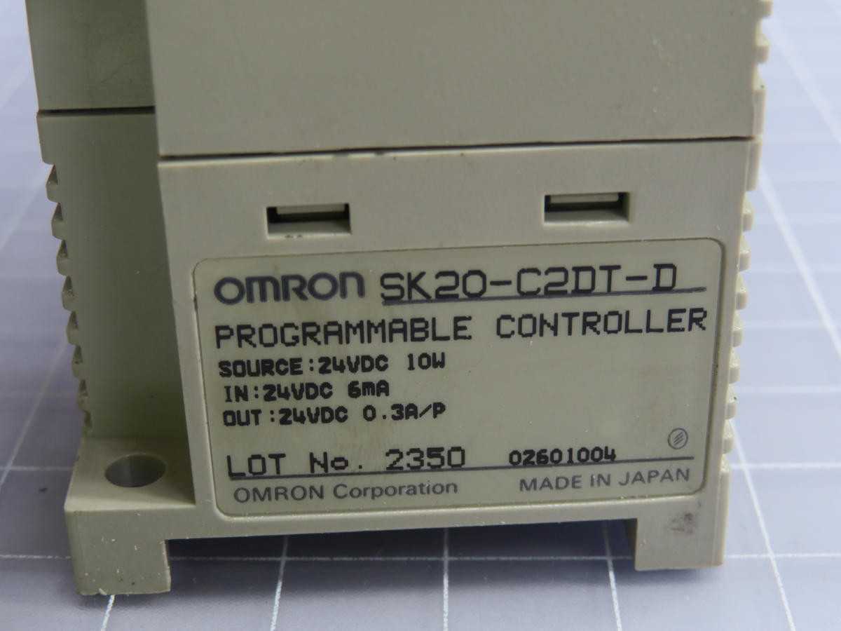 OMRON SK20-C2DT-D PROGRAMMABLE DC CONTROLLER MODULE T229180 - PLC MODULES