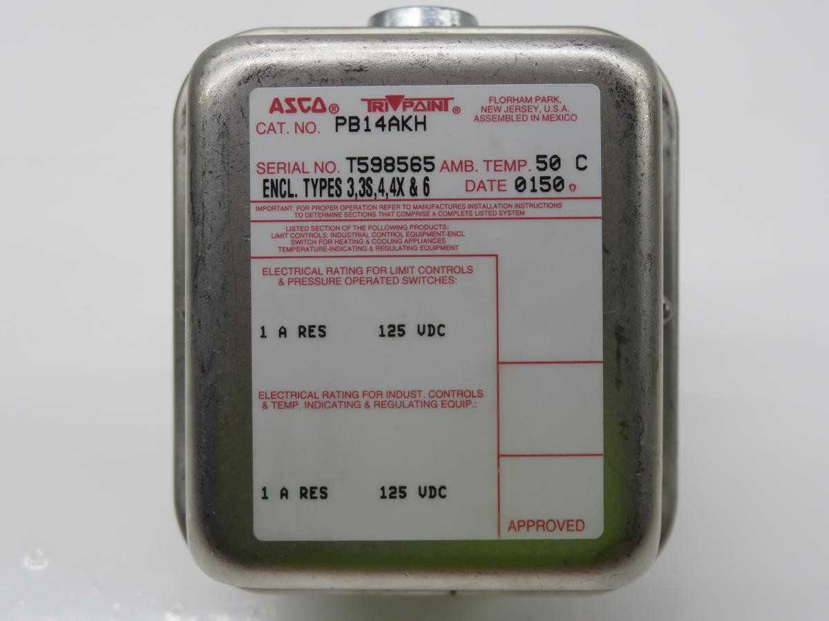 ASCO PB14AKH Sensors And Switch T235512 - Reliable Performance For Your Needs - SENSORS