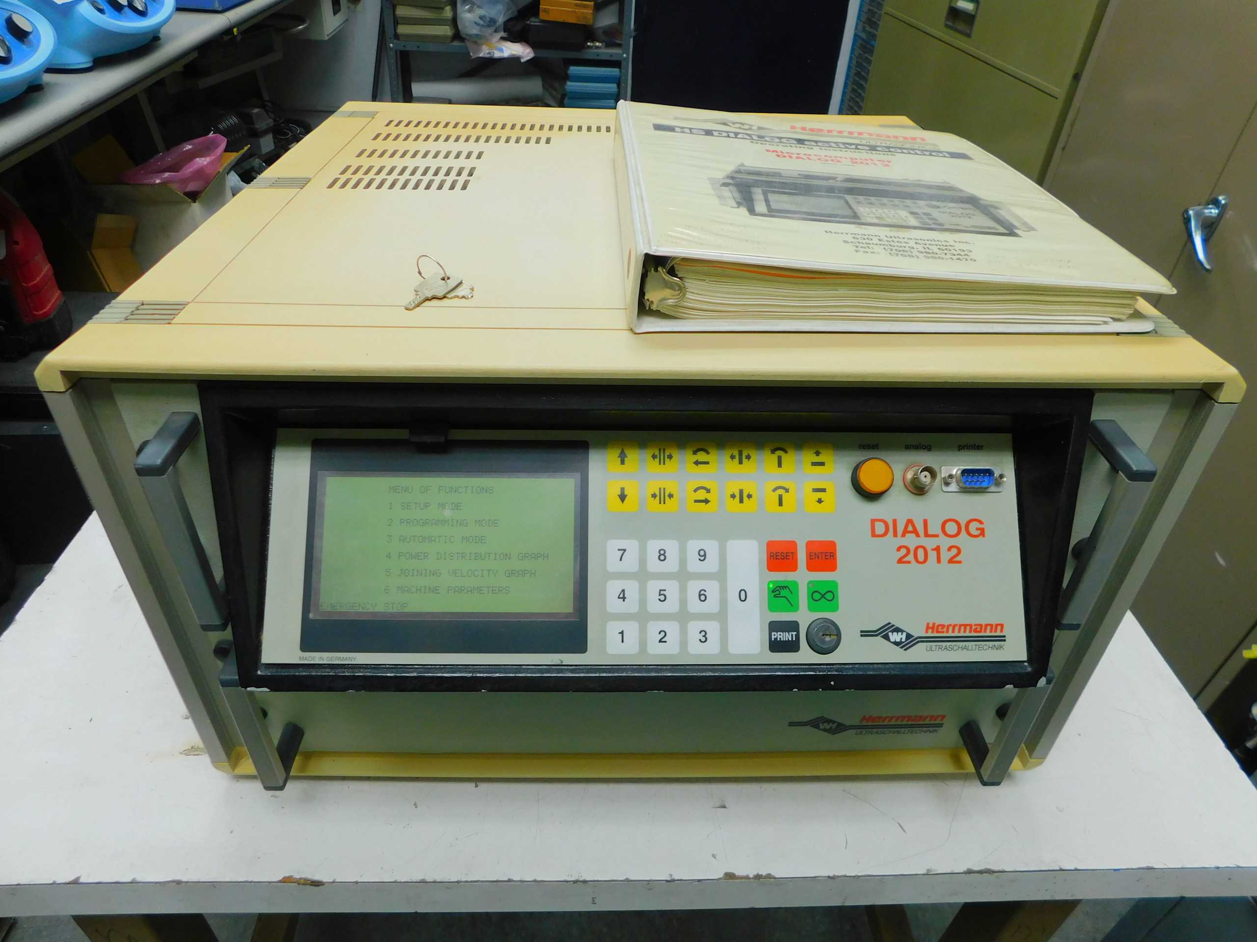 WH Herrmann Dialog 4012 Dynamic Ultrasonic Welding Microcomputer System - WELDING EQUIPMENT