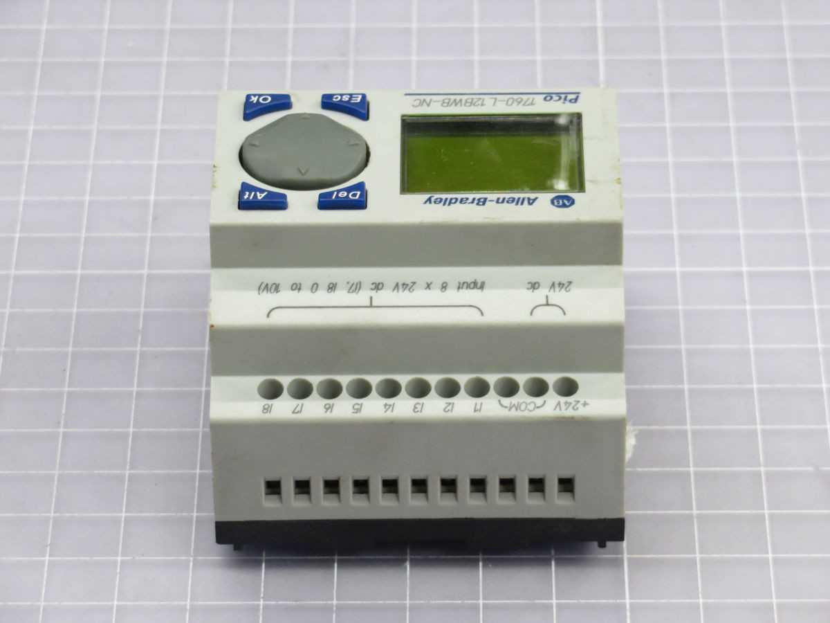ALLEN BRADLEY 1760-L12BWB-NC CONTROLLER MODULE T248240 - AUTOMATION & CONTROLS