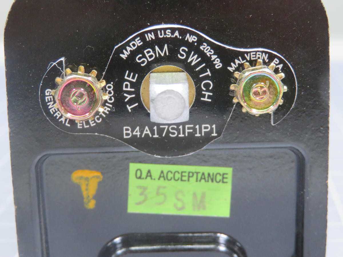 GE 16SBMB4A17S1F1P1 SWITCH T201999 - SWITCHES