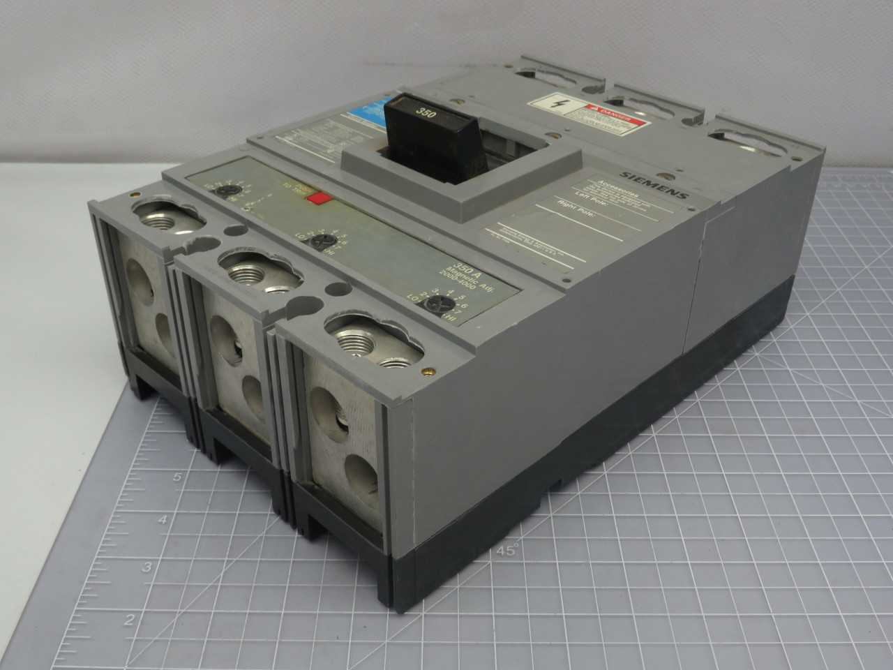 SIEMENS JXD23B350 SENTRON MOLDED CASE CIRCUIT BREAKER 350A 240V 3 POLE T183771 - CIRCUIT BREAKERS
