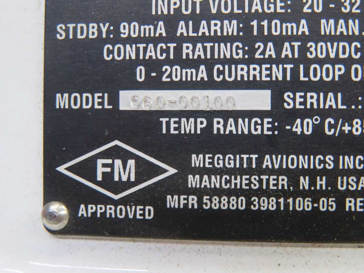 OmniGuard 660-00100 Flame Detector T258175 - Reliable Safety Solution - SENSORS