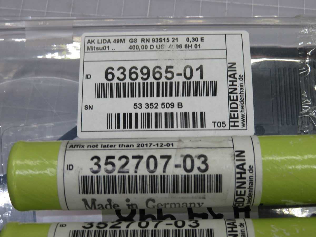 Heidenhain 352707-03 Mitsu01 400.00kHz Linear Encoder BH0100 - SENSORS