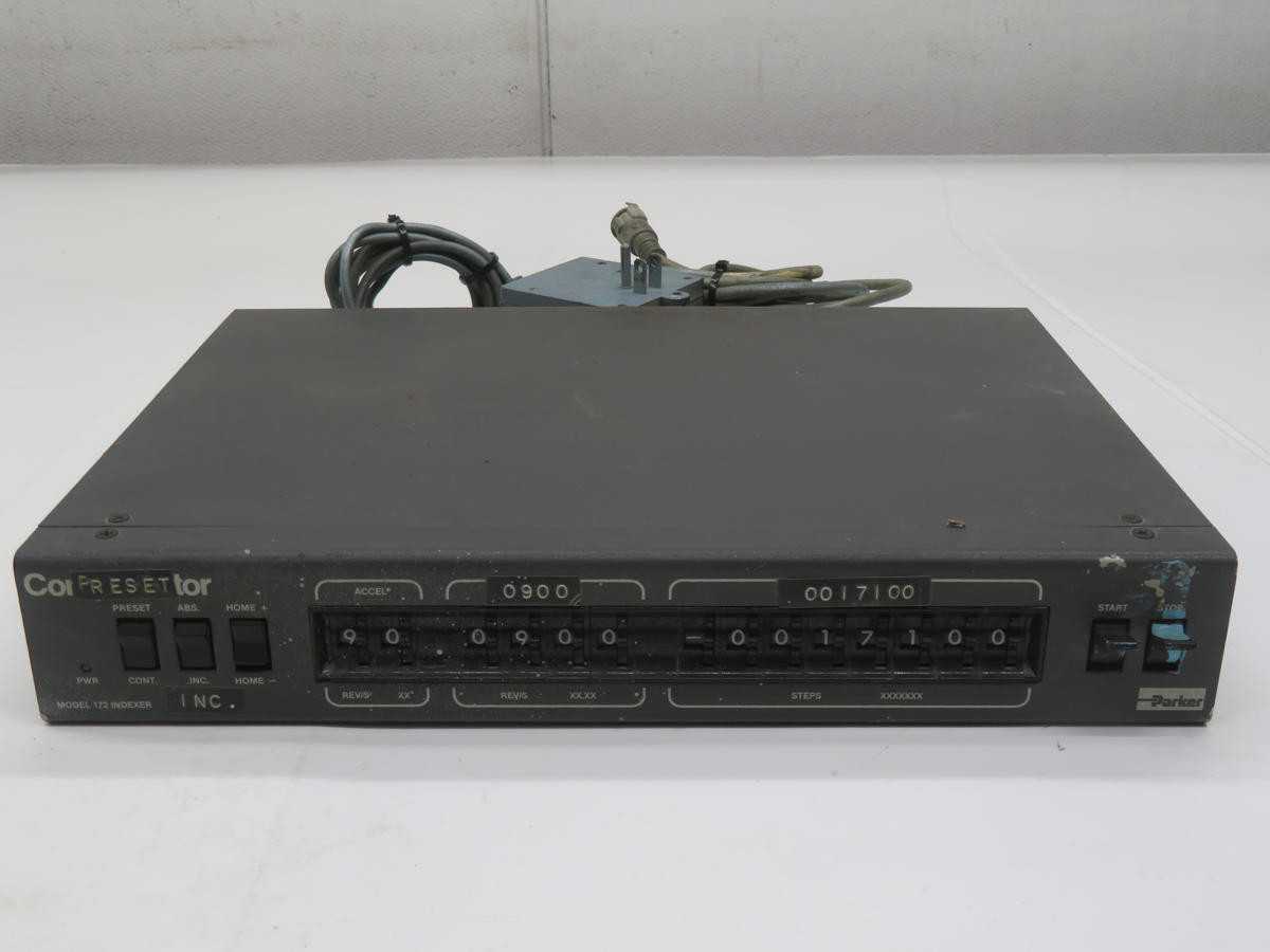 Parker 172 Indexer T232493 - Precision Motion Control Solution - MOTOR DRIVES