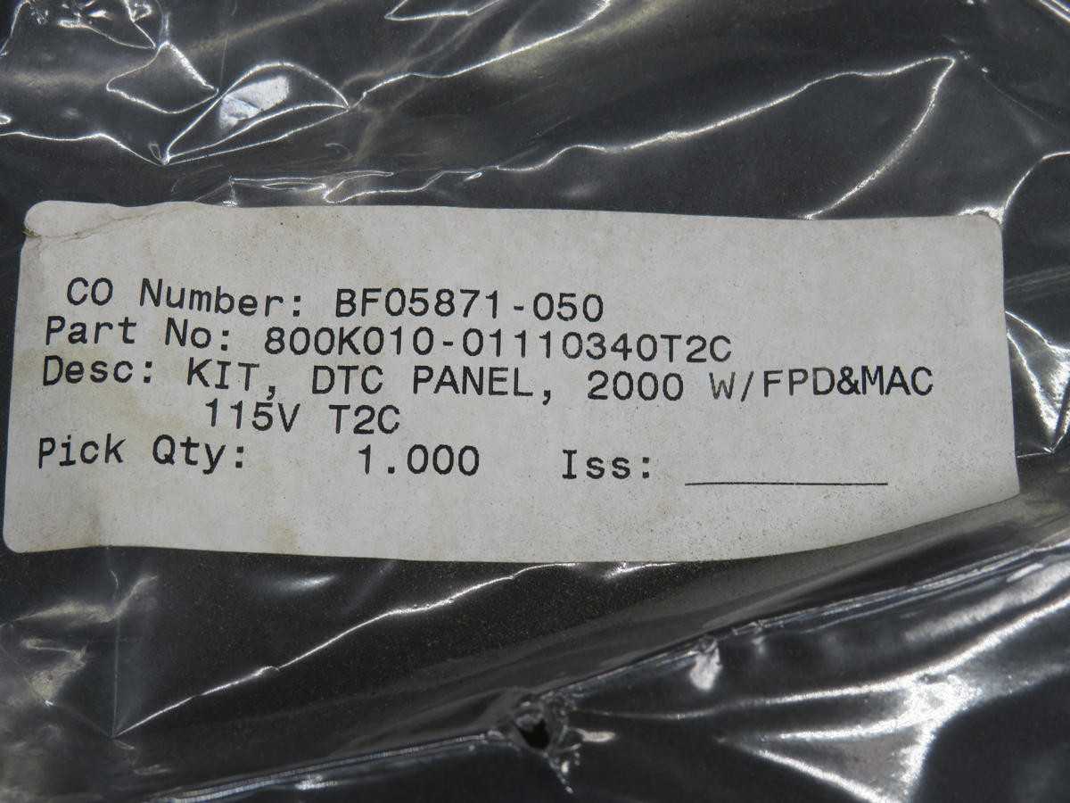 ABB 800K010-01110340T2C DTC Panel Kit T207030 - High Performance Solution - AC VFD DRIVES