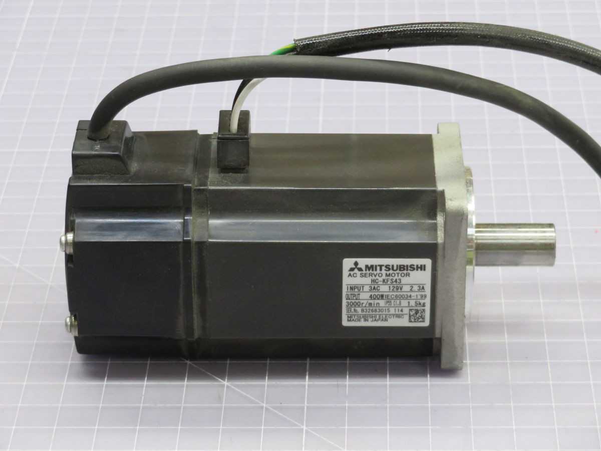MITSUBISHI HC-KFS43 AC SERVO MOTOR T253585 - SERVO