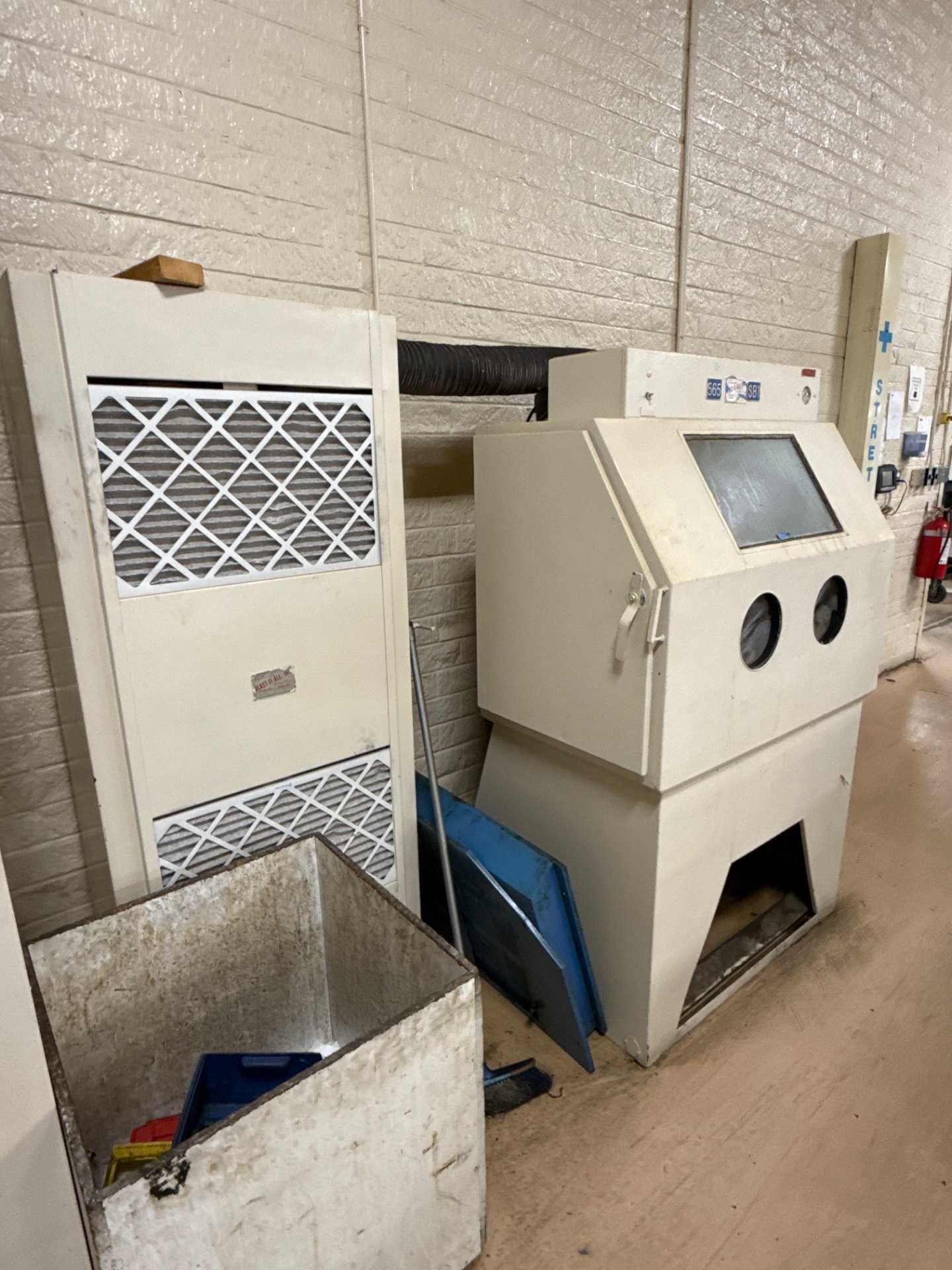 1980 Blast-It 4426-4 Abrasive Blast Cabinet - Heavy Duty, Efficient Cleaning Tool - BLASTING & PEENING MACHINES