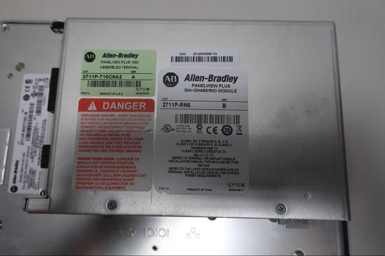 Allen Bradley 2711P-T10C6A2 PanelView Plus Operator Interface Panel - OPERATOR INTERFACE PANELS