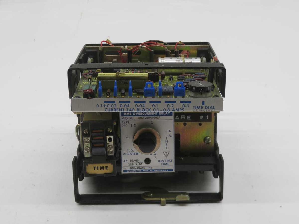 GE 12SFC99AA001A TIME OVERCURRENT RELAY T211666 - ELECTRICAL COMPONENTS