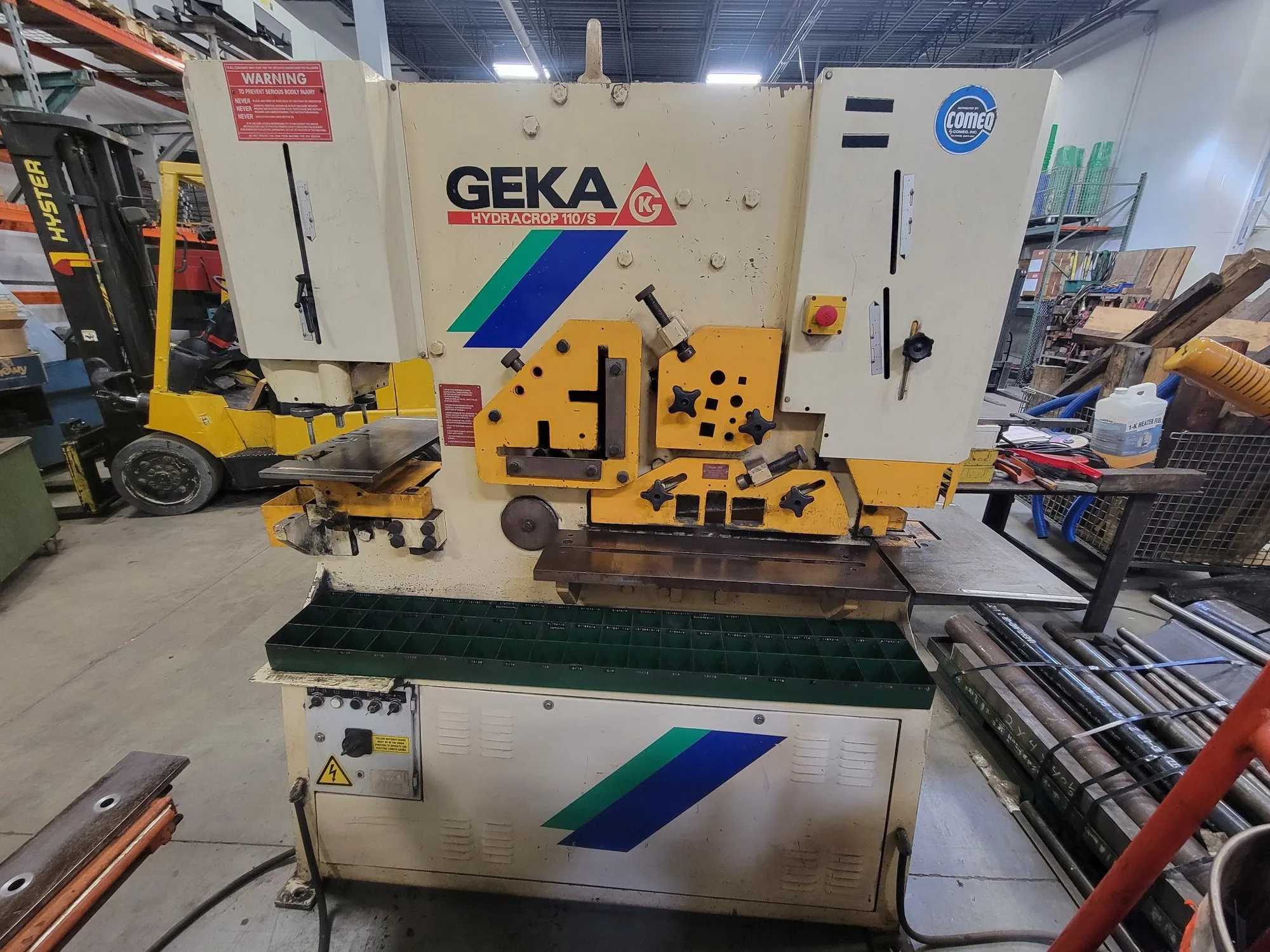 2000 GEKA HYD-110 Ironworker Machine For Sale - IRONWORKERS