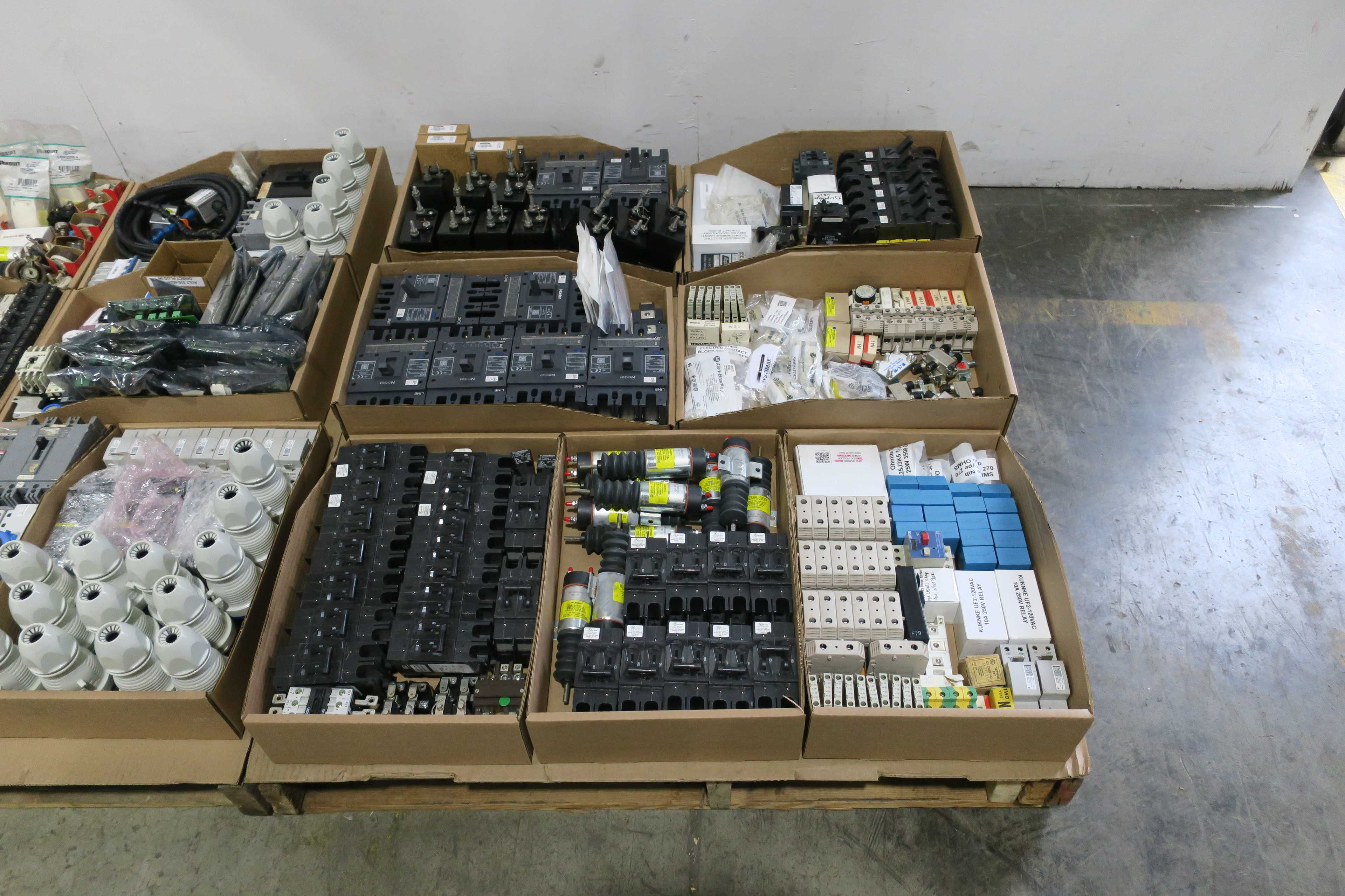 SKU 1784630 - 2 PALLETS OF ASSORTED ELECTRICAL COMPONENTS - ELECTRICAL COMPONENTS
