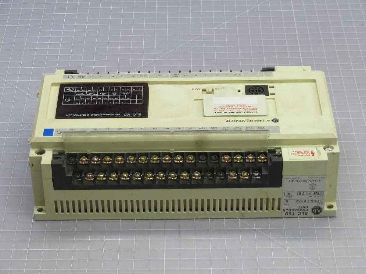 ALLEN BRADLEY 1745-LP153 SLC 150 PROCESSING UNIT T231175 - INDUSTRIAL PARTS