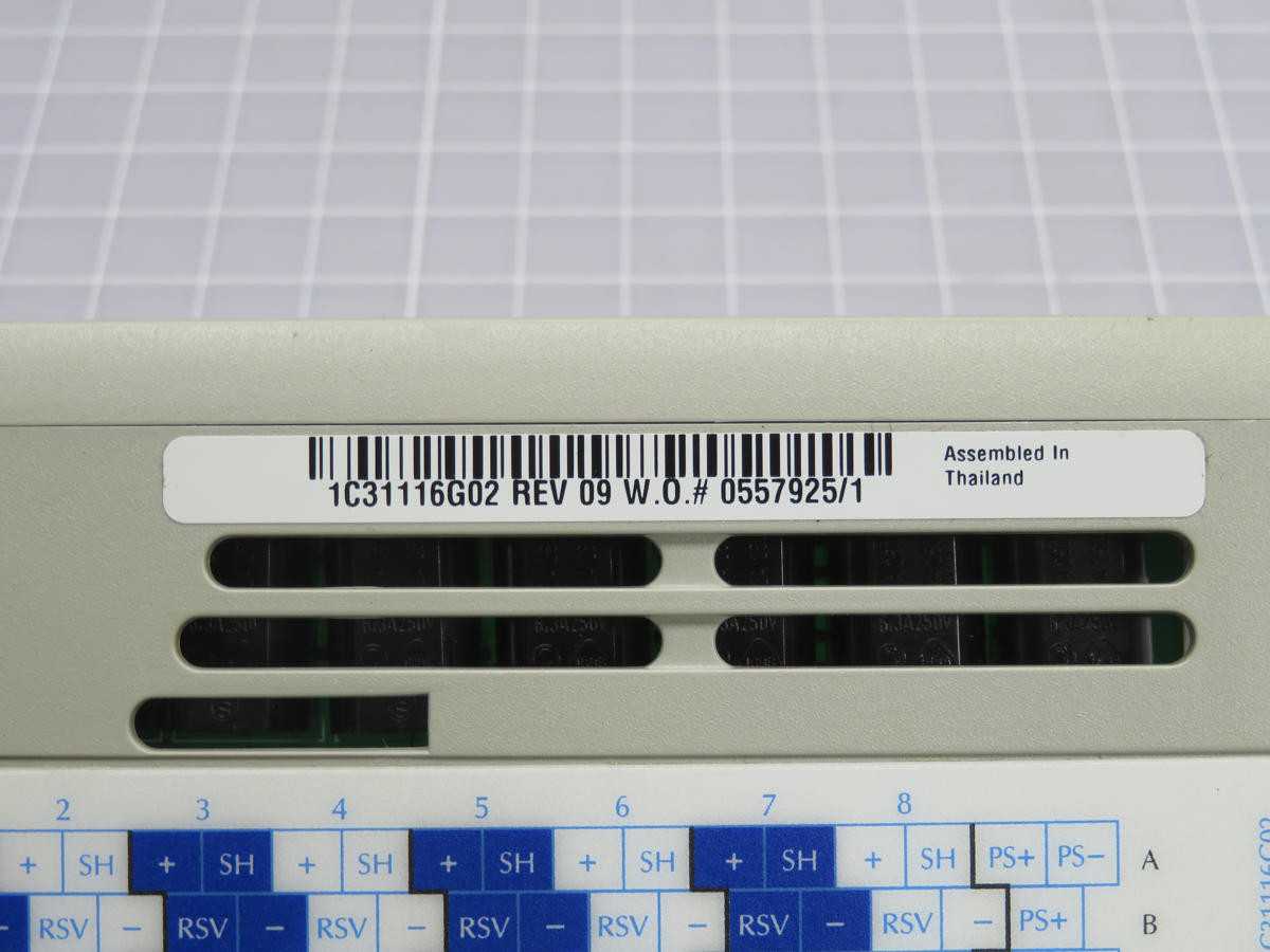 EMERSON 1C31116G02 INPUT MODULE T239151 - PLC MODULES