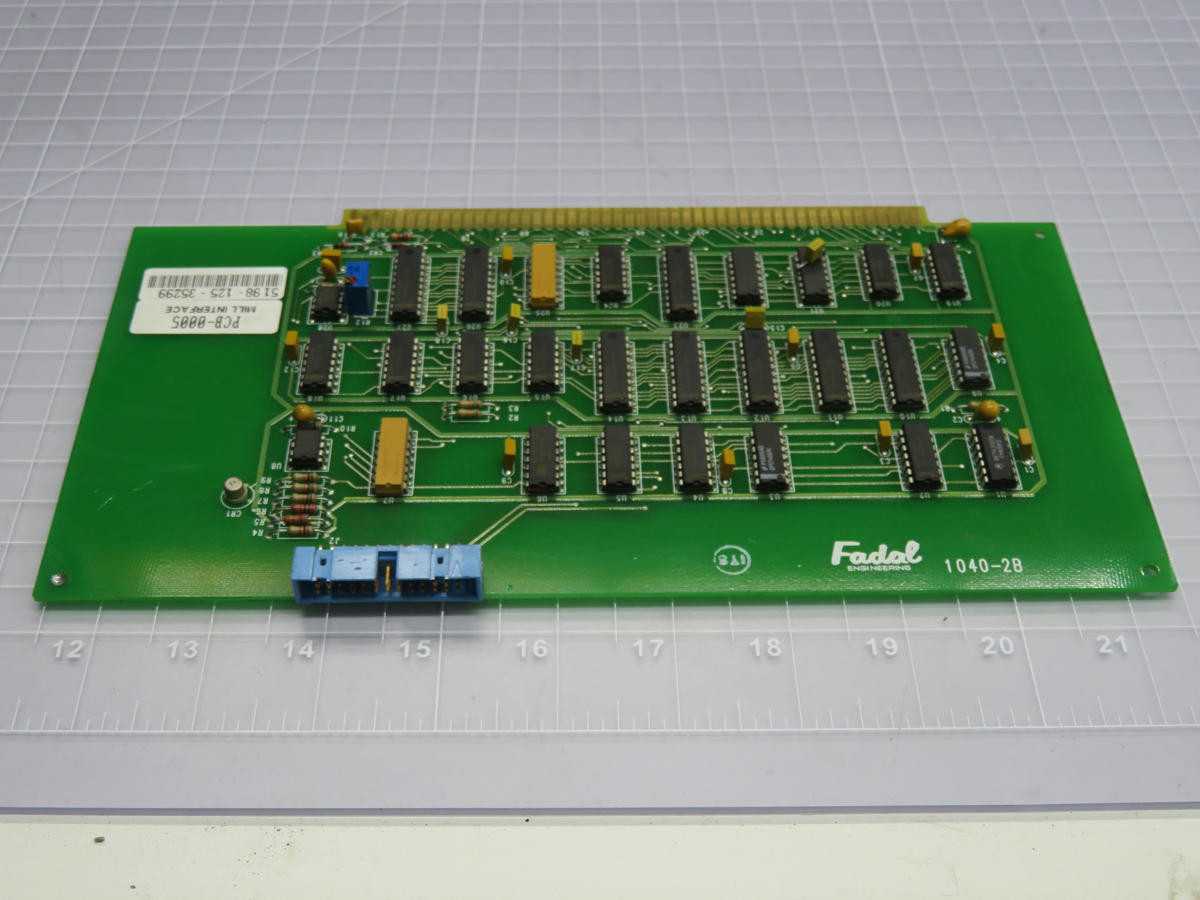 FADAL PCB-0005 1040-2B MILL INTERFACE BOARD T211341 - PCB CIRCUIT BOARDS