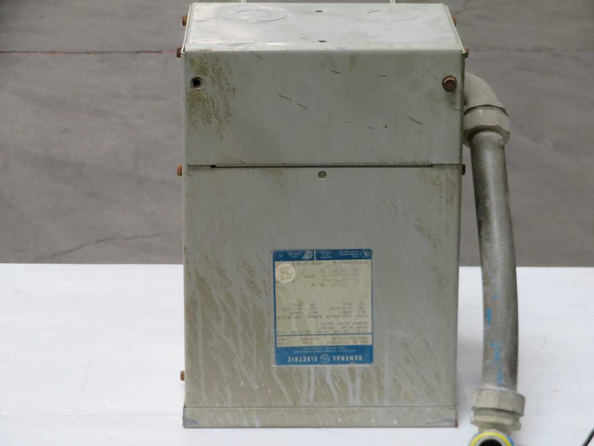 GENERAL ELECTRIC 9T21B1055G02 SINGLE PHASE TRANSFORMER 5 KVA T198389 - MACHINING ACCESSORIES & TOOLING