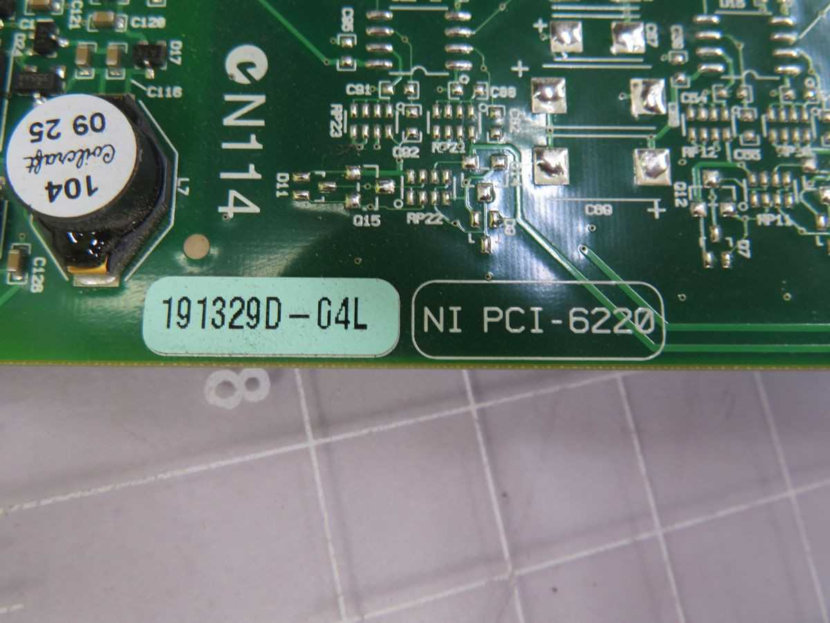 National Instruments PCI-6220 Multifunction I/O Device T260001 - PCB CIRCUIT BOARDS