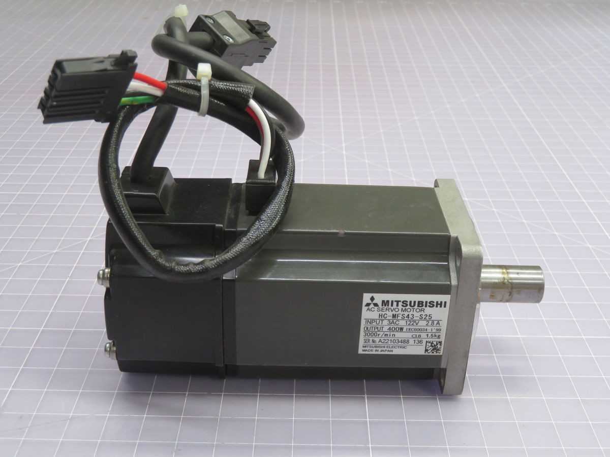 MITSUBISHI HC-MFS43-S25 AC SERVO MOTOR T250277 - SERVO