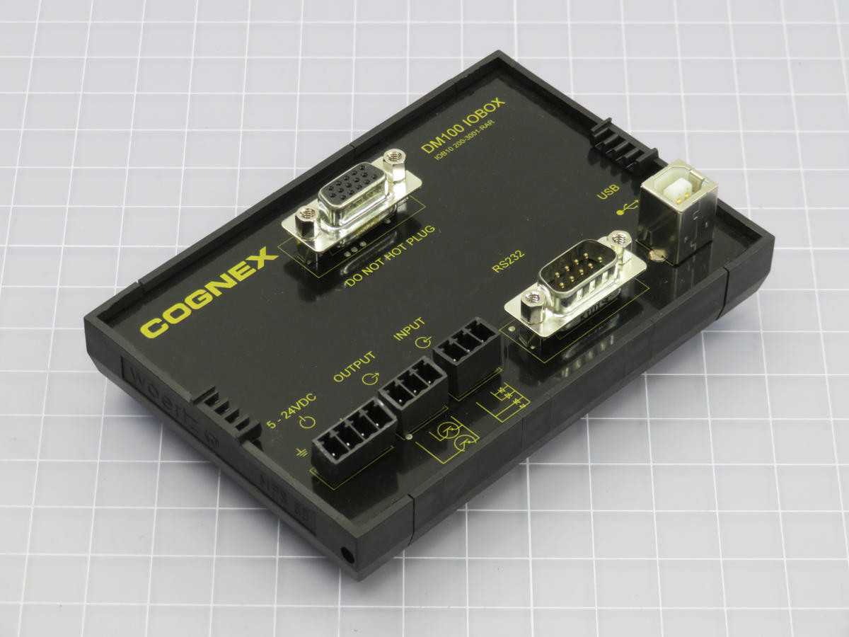 COGNEX DM100 IOBOX IOB10 200-3001-RAR CAMERA BREAKOUT T218121 - PLC MODULES