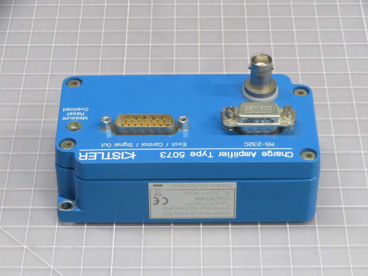 KISTLER 5073A111 ANALOGUE CHARGE AMPLIFIER T245891 - AUTOMATION & CONTROLS