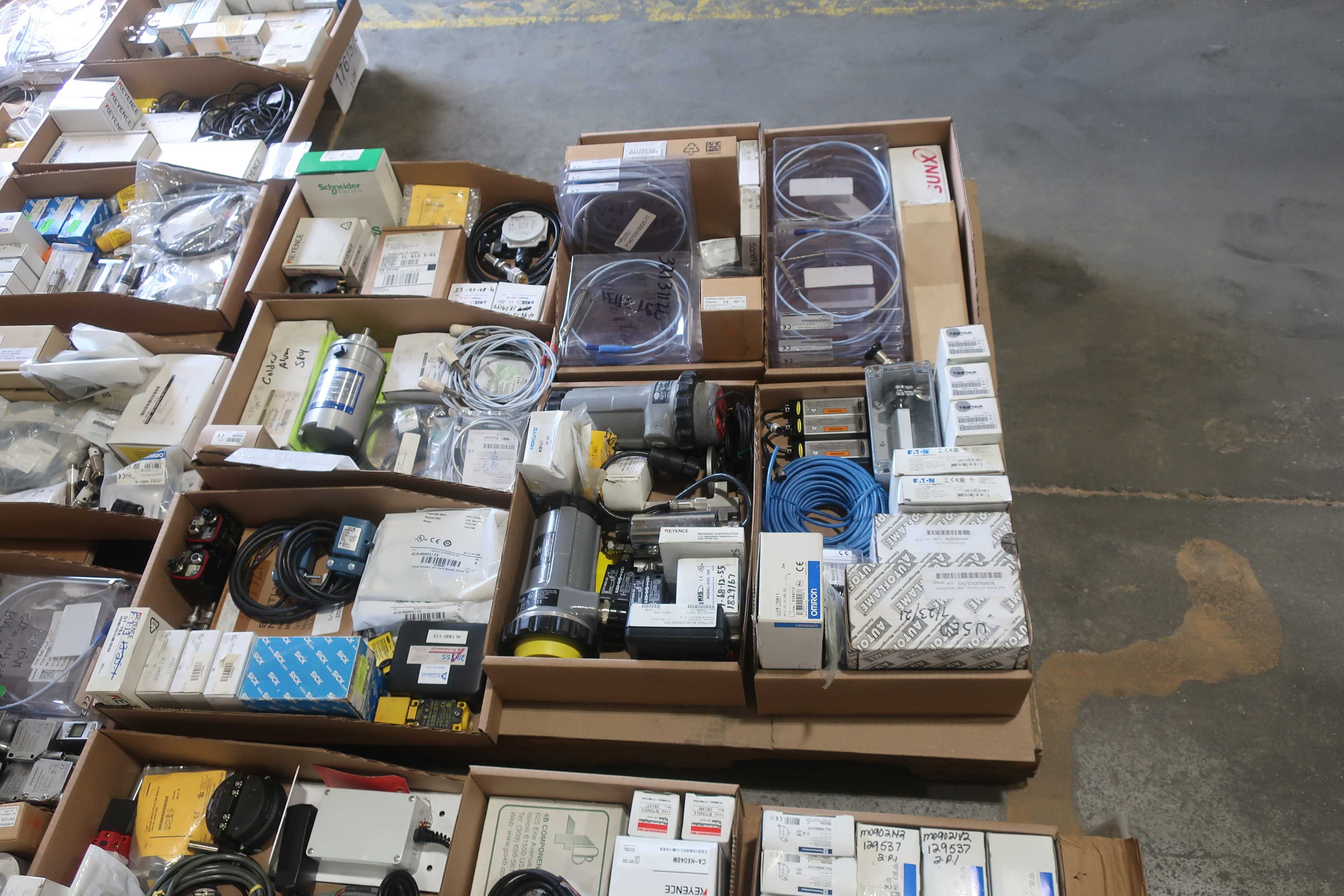 SKU 1761570 - 5 PALLETS OF ASSORTED SENSORS - SENSORS