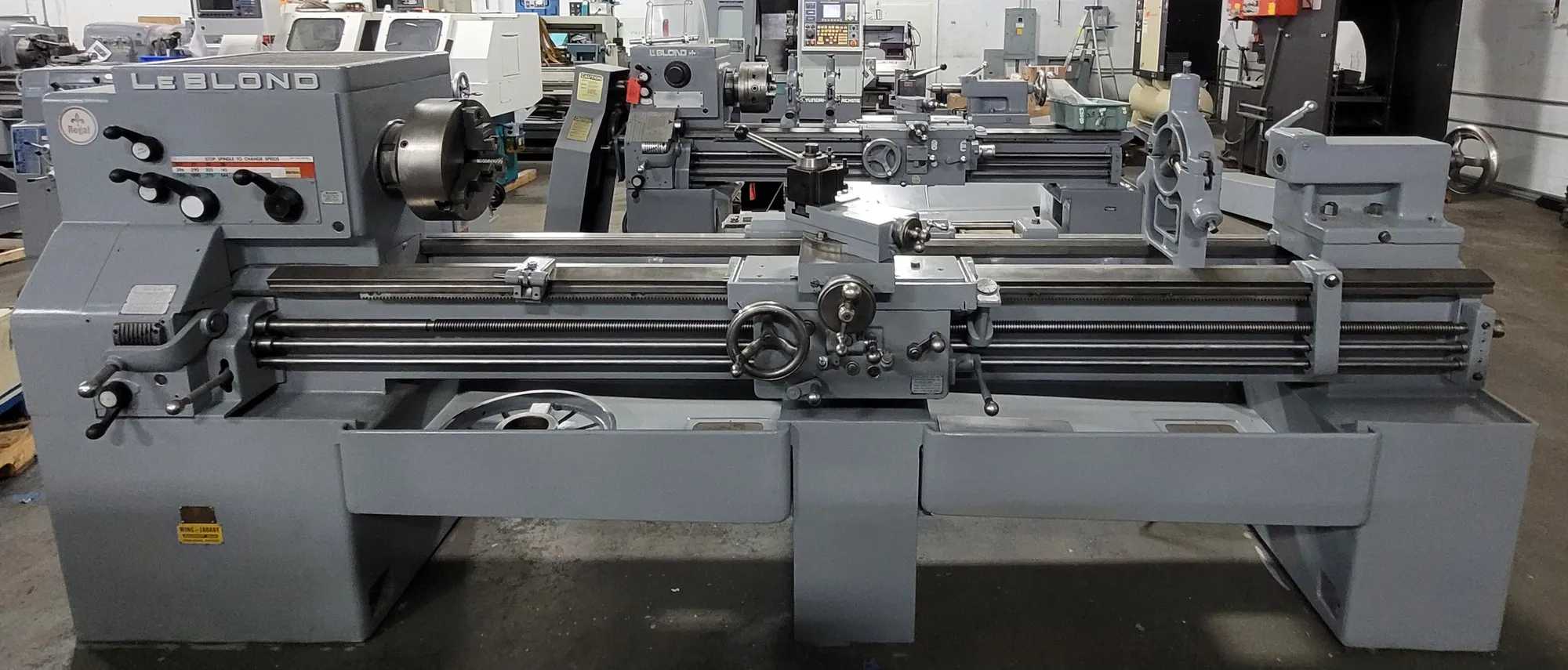 LEBLOND REGAL ENGINE LATHE - 19" X 78" , 10 HP, 1600 RPM, 15" CHUCK - MANUAL LATHES
