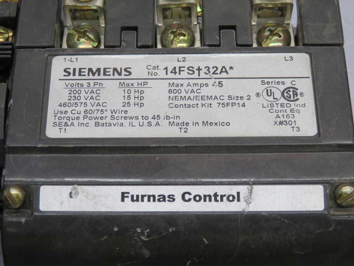 Siemens 14FS+32A Starters T216092 - Reliable Performance and Efficiency - CONTACTORS