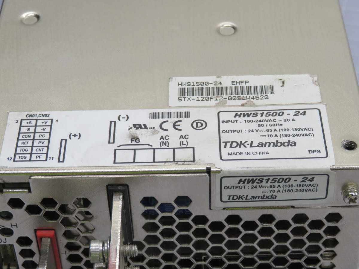 TDK HWS1500-24 AC-DC Converter T214541 - Reliable Power Supply Solution - POWER SUPPLIES