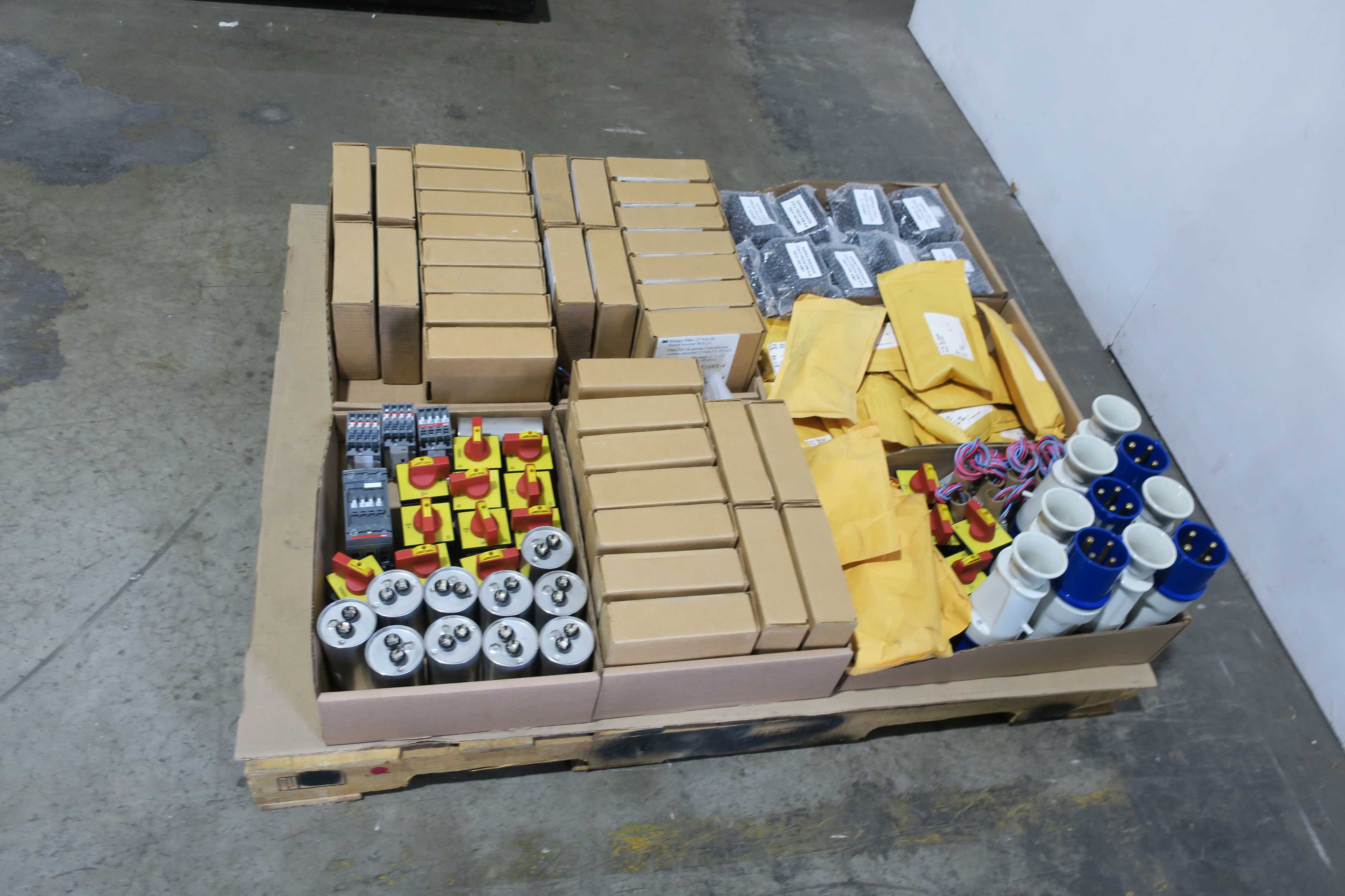 SKU 1784043 - 2 PALLETS OF ASSORTED ELECTRICAL COMPONENTS - ELECTRICAL COMPONENTS