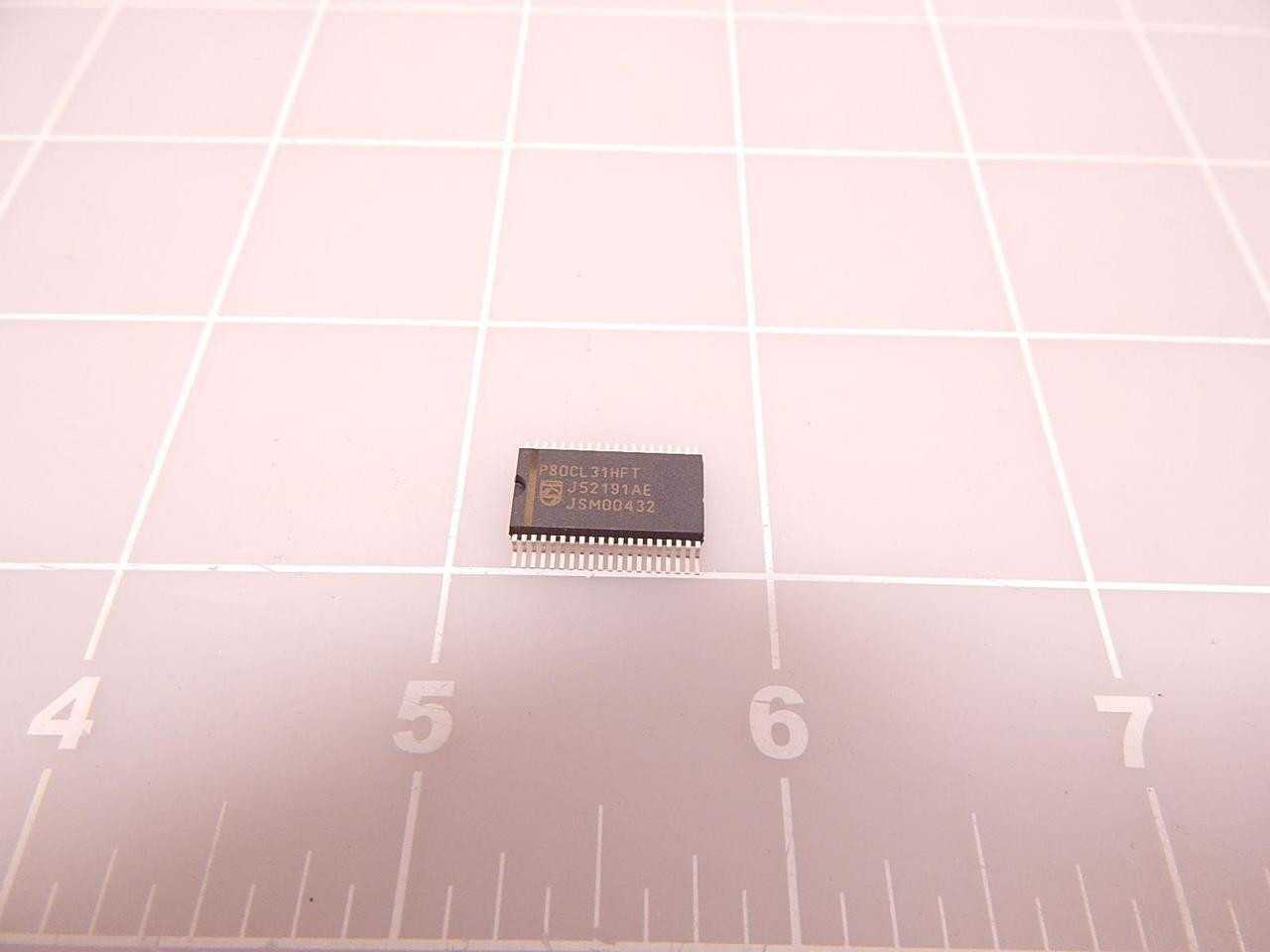 LOT OF 1240 P80CL31HFT J52191AE JSM00432 LOW VOLTAGE MICROCONTROLLER T80364 - ELECTRONIC COMPONENTS